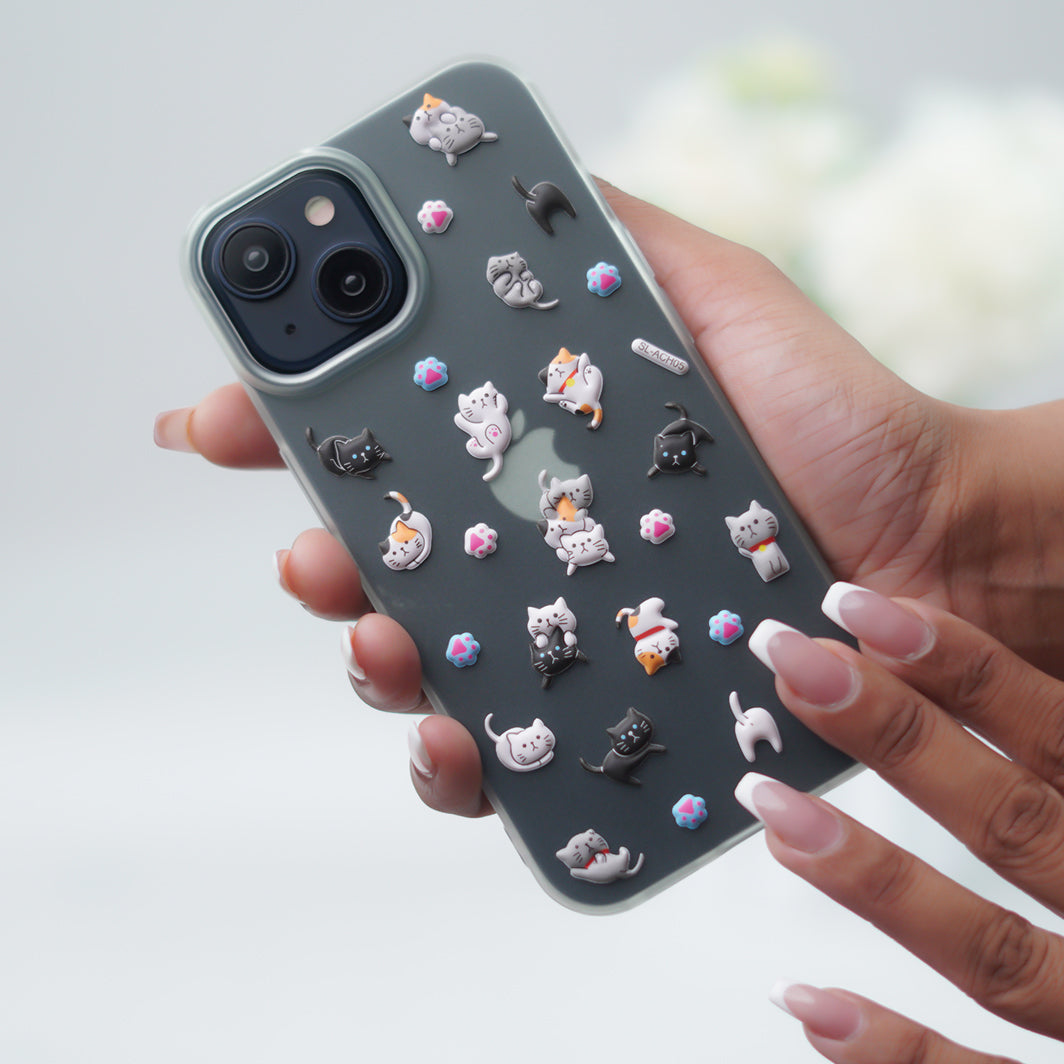 Peeperly Mischievous Cute Kitty Case – No Color