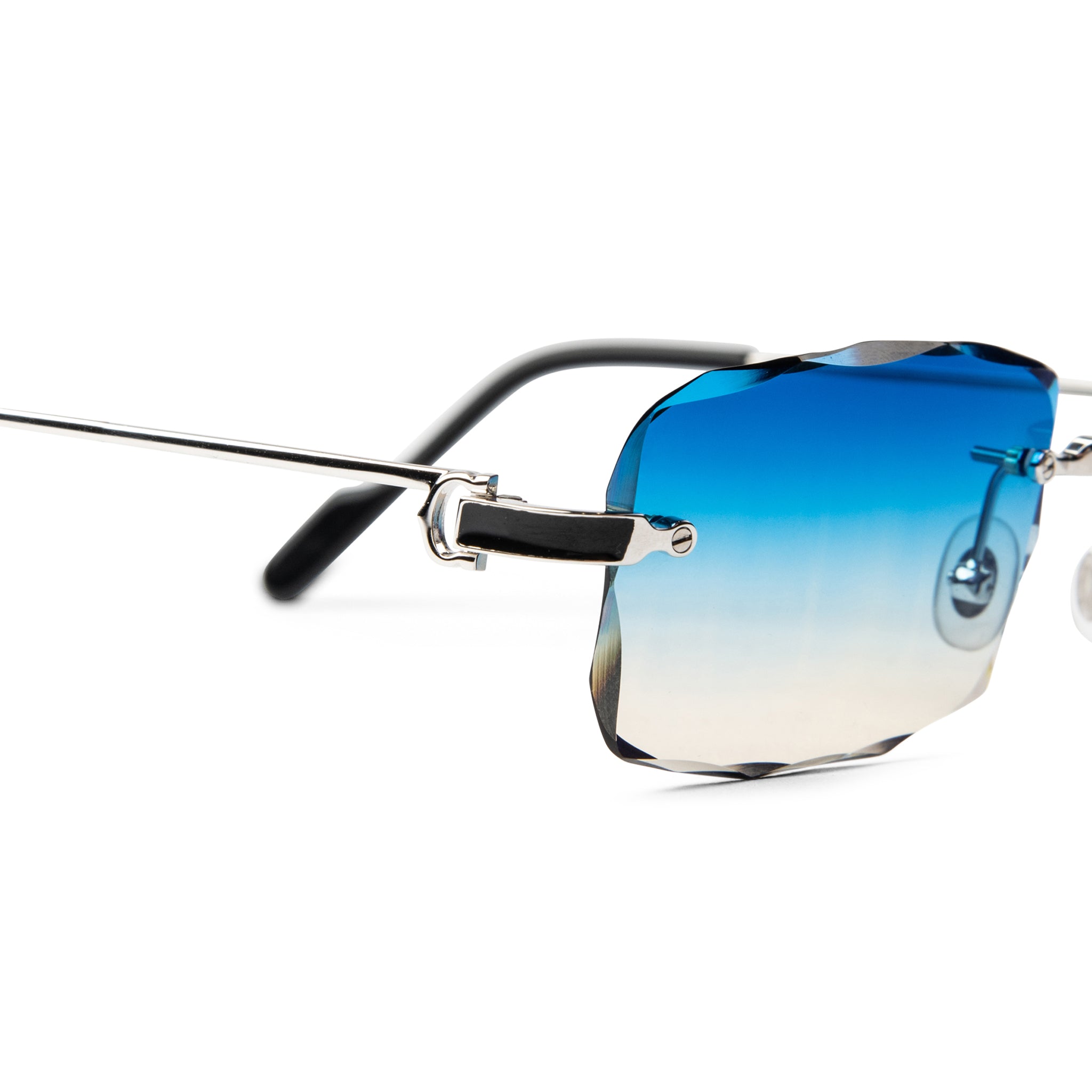 Cartier Eyewear Custom CT0343O-002 C Decor Rimless Sunglasses - view 4