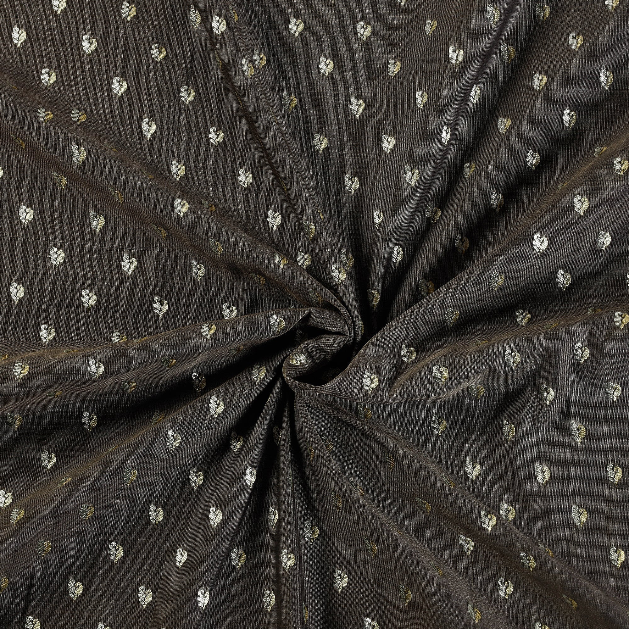 BANARASI BY MAQBUL HASAN Brown - Banarasi Meena Jacquard Brocade Viscose Silk Fabric