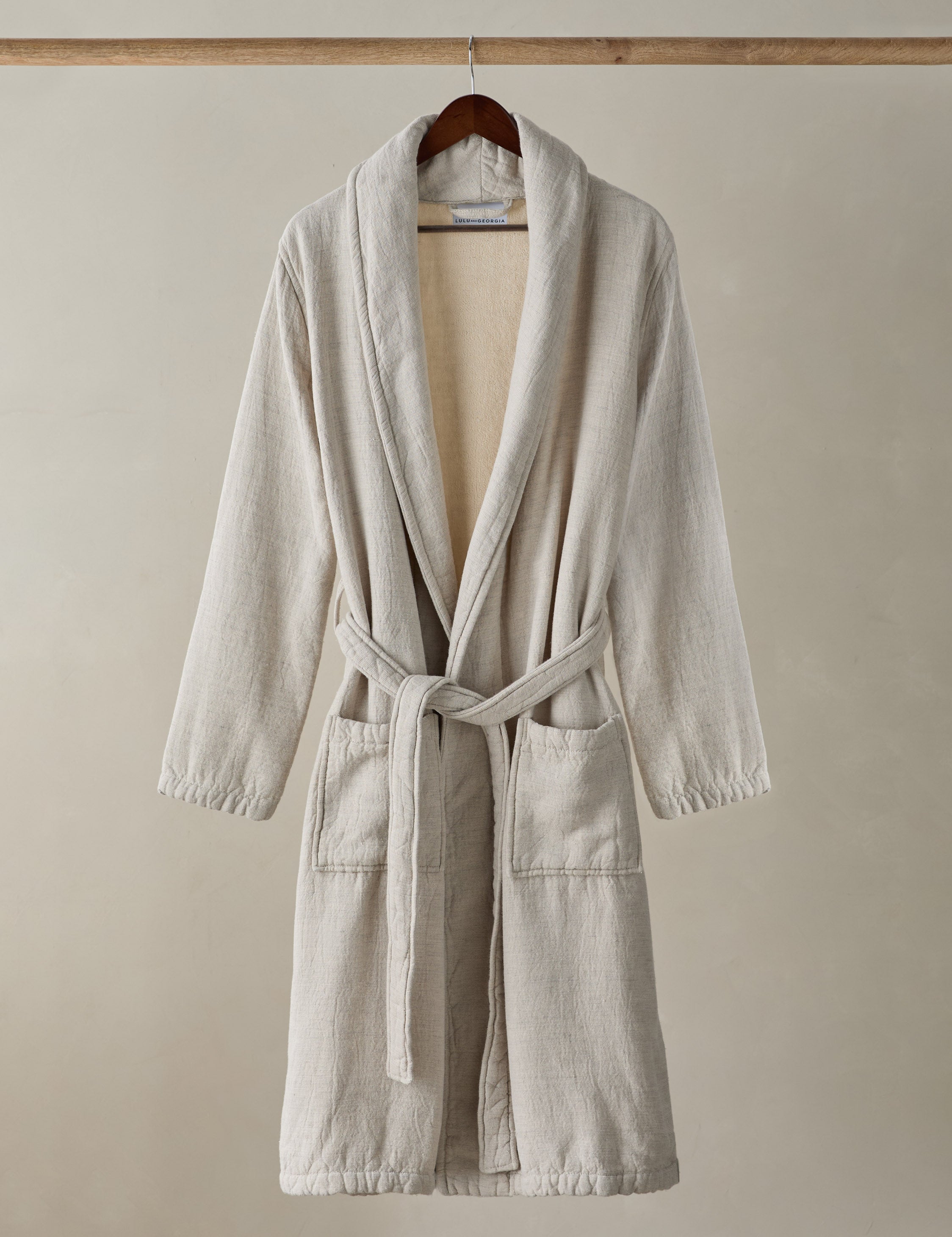 Lulu and Georgia Ellery Organic Cotton Linen Robe