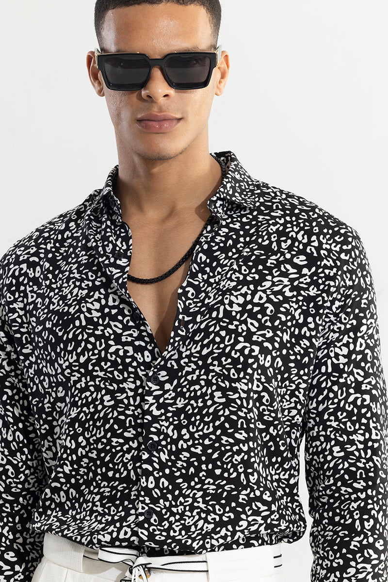SNITCH Spotted Pardus Black Shirt - view 5