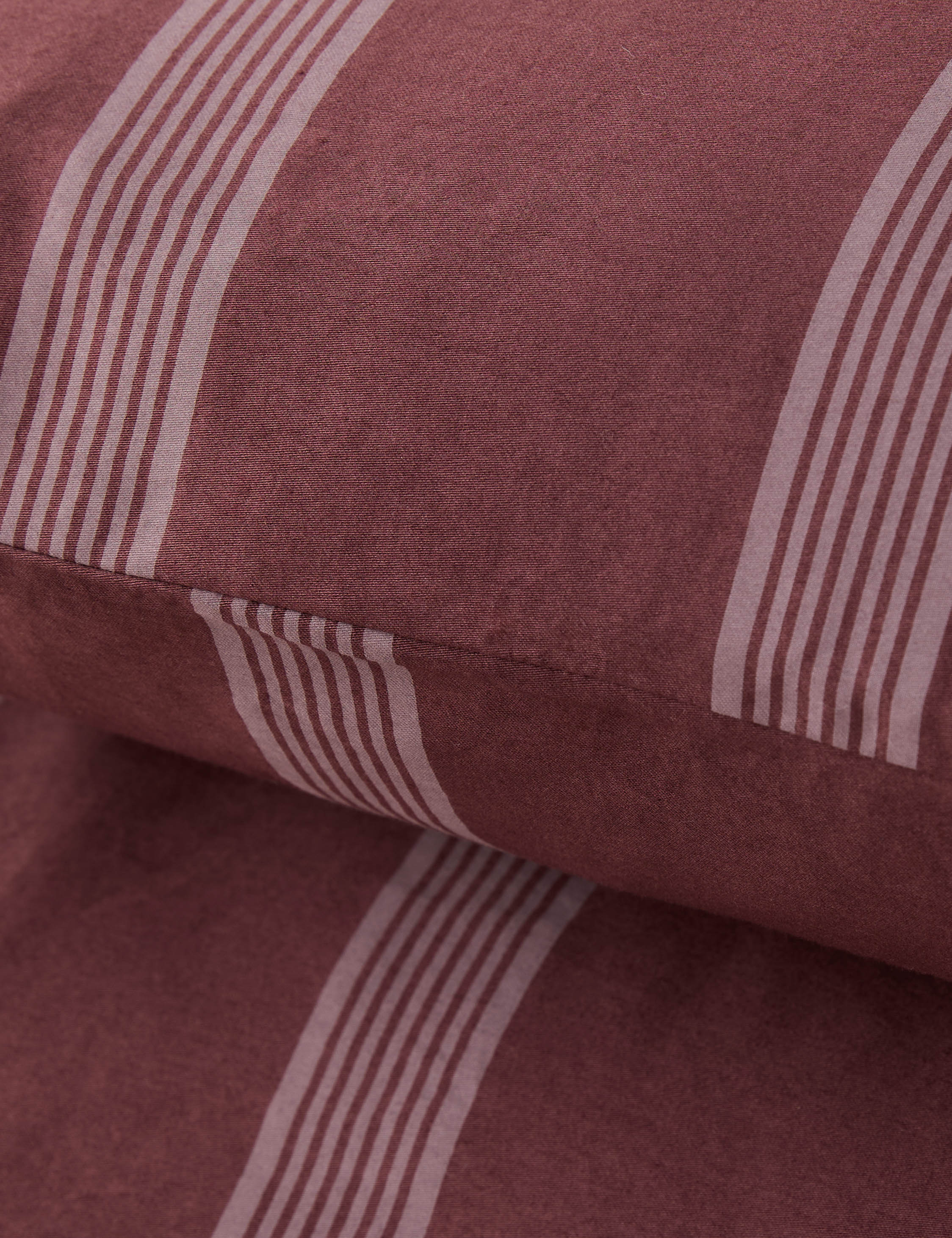Lulu and Georgia Hemsley Striped Cotton Sateen Pillowcase (Set Of 2) - view 2