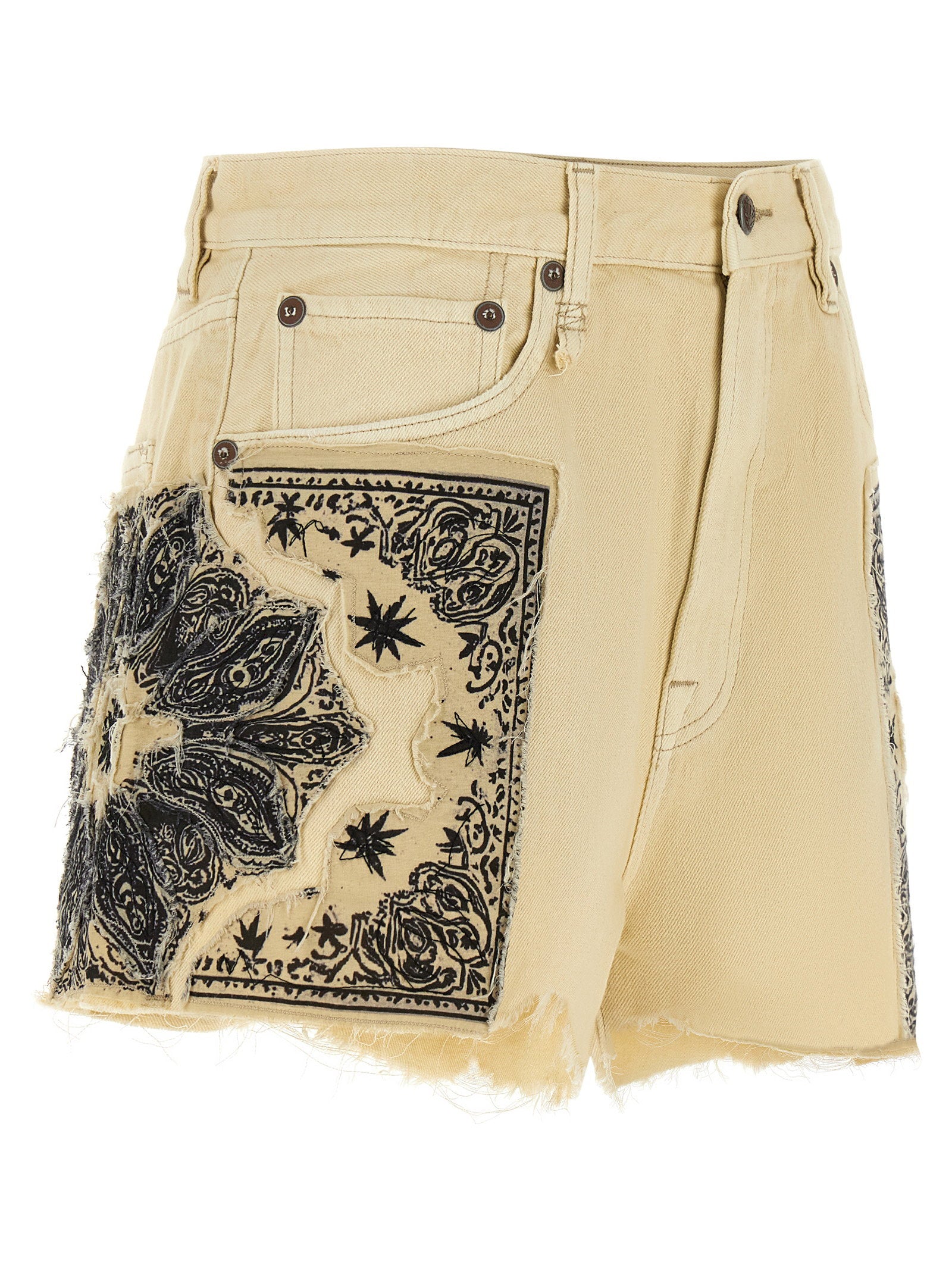 R13 X-bf Shorts – 67% cotton 33% paper - view 3