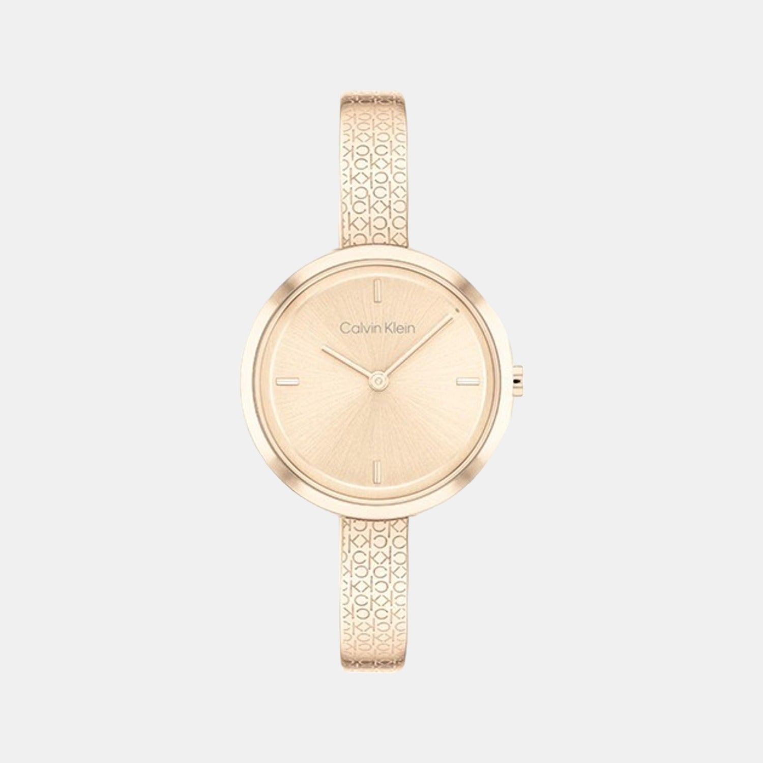 Calvin Klein Ck Iconic Women Quartz Rose Gold Dial Analog Stainless Steel Watch 25200183