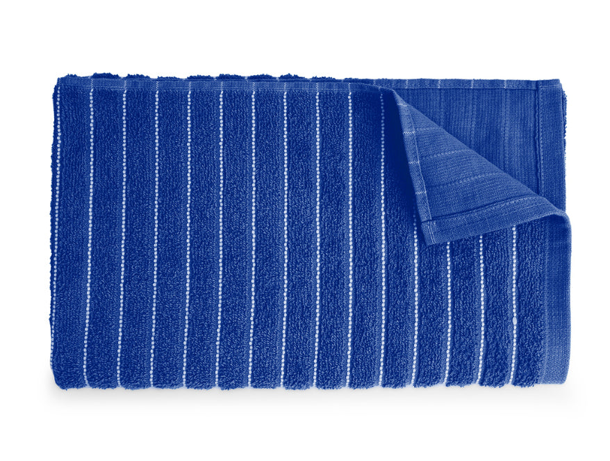 Spaces India Navy Blue 100% Cotton Bath Towel - 2-In-1 By Welspun - view 4