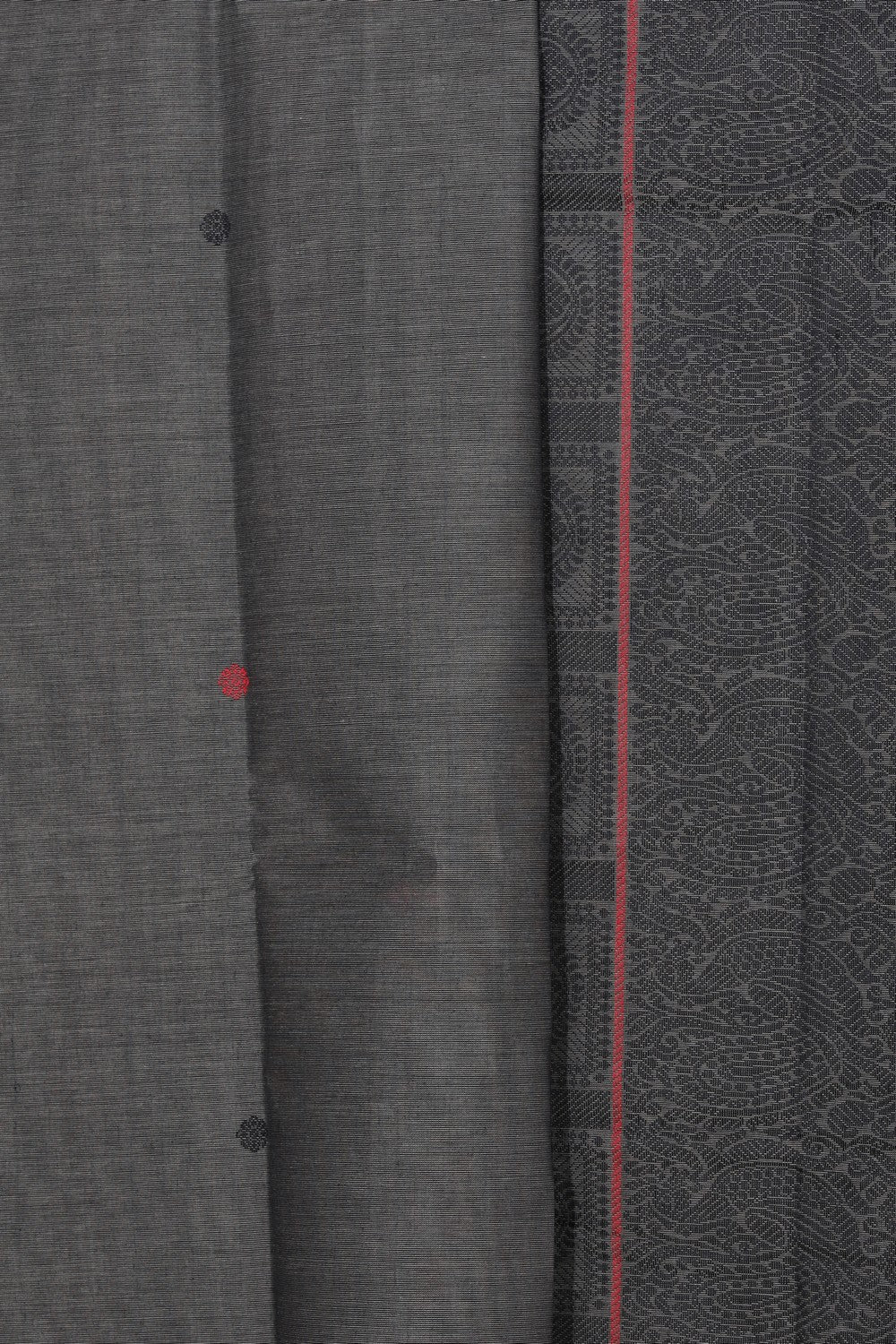 Kalanjali Kanchi Cotton Grey Saree – Women's - view 2