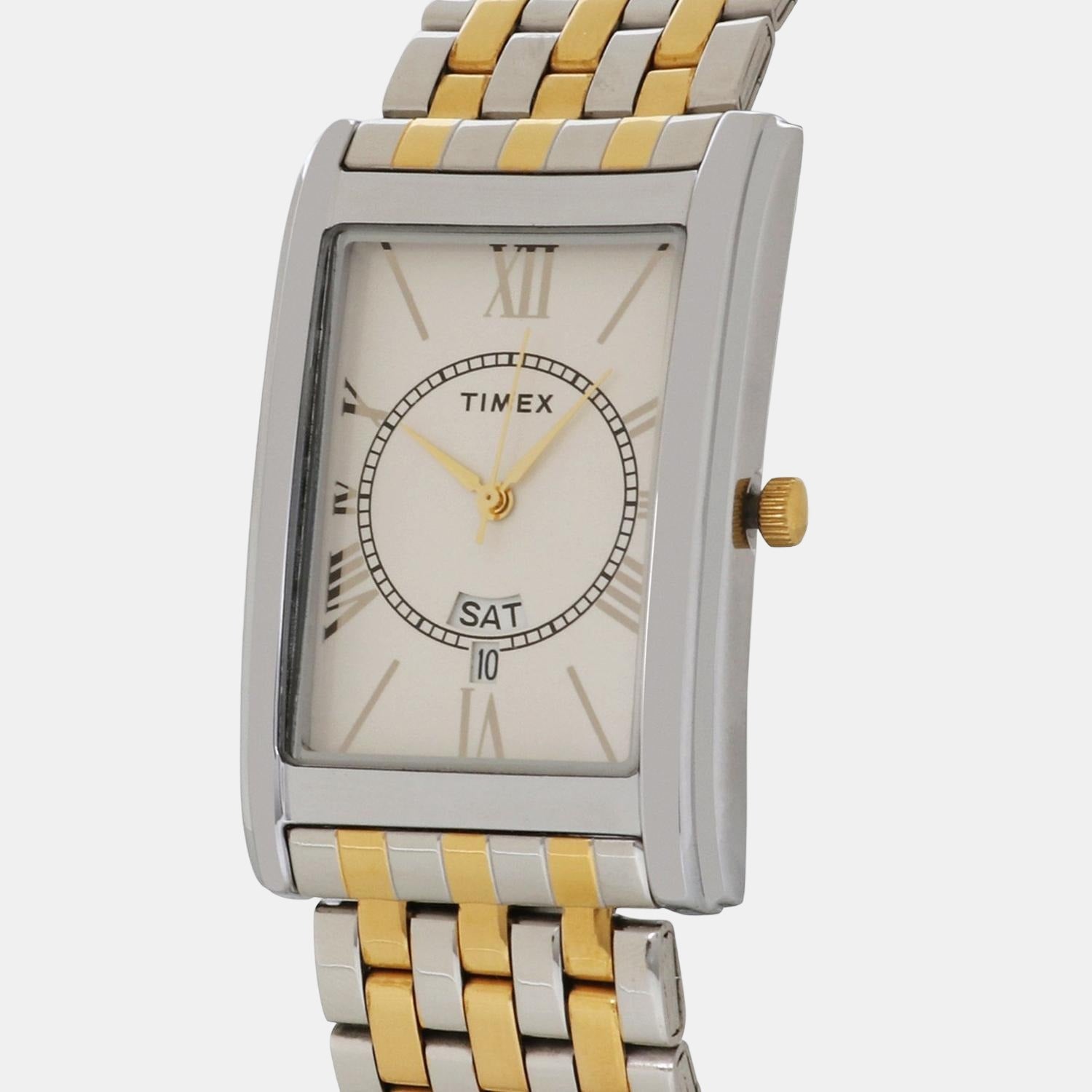 Timex Empera Men Quartz Silver Dial Analog Stainless Steel Watch TW0TG6111 - view 3