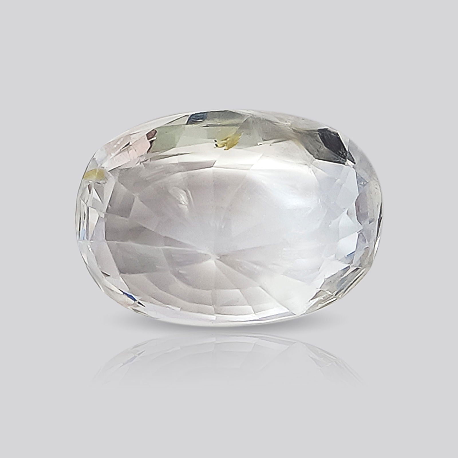 Gemsmantra White Sapphire (5.74 ratti) - view 2