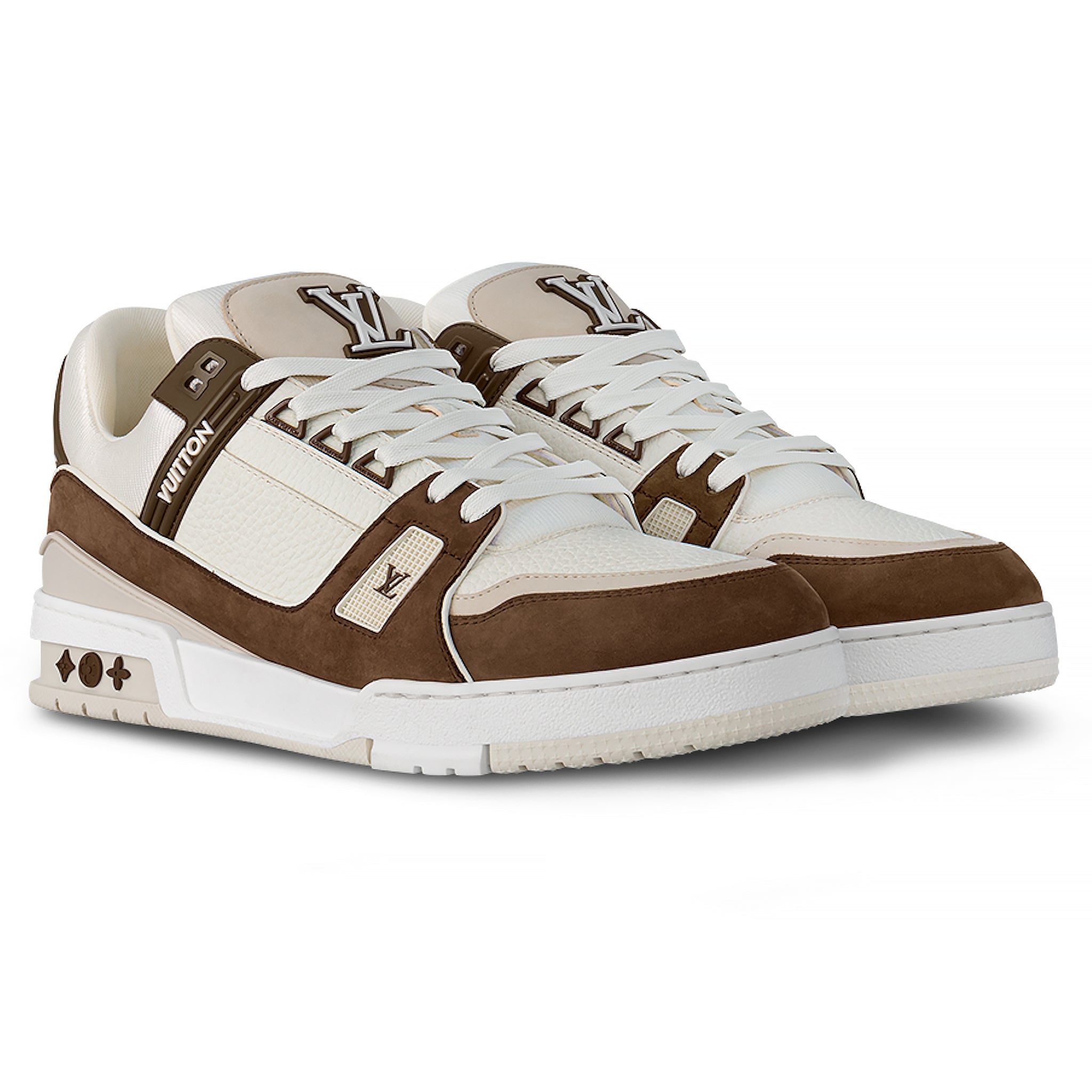 Louis Vuitton LV Trainer Calf Leather Moka Sneaker - view 2