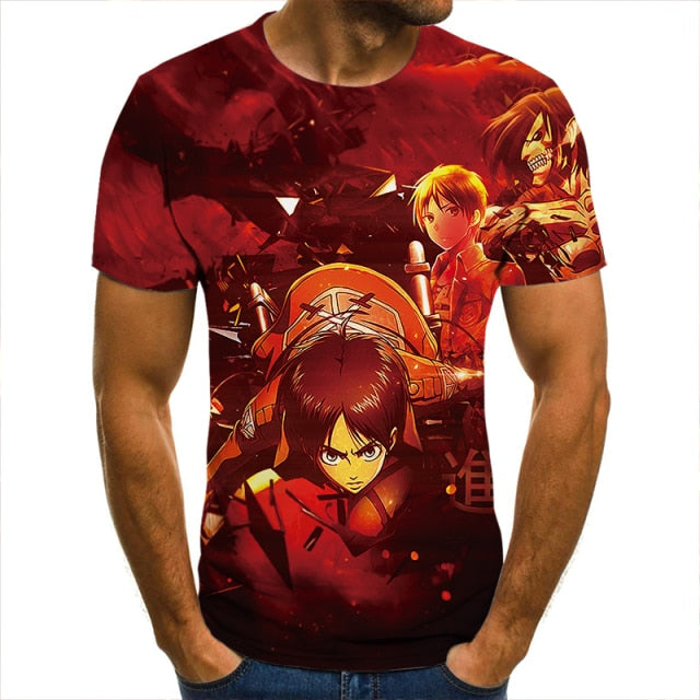 BlackTree 3D Summer attack T-Shirt for Men's -BT113.