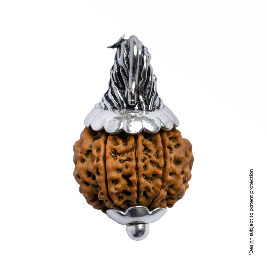 Prinjal Jewellers Adiyogi Pendant (8 Mukhi Nepali Rudraksha) With Chain - view 12