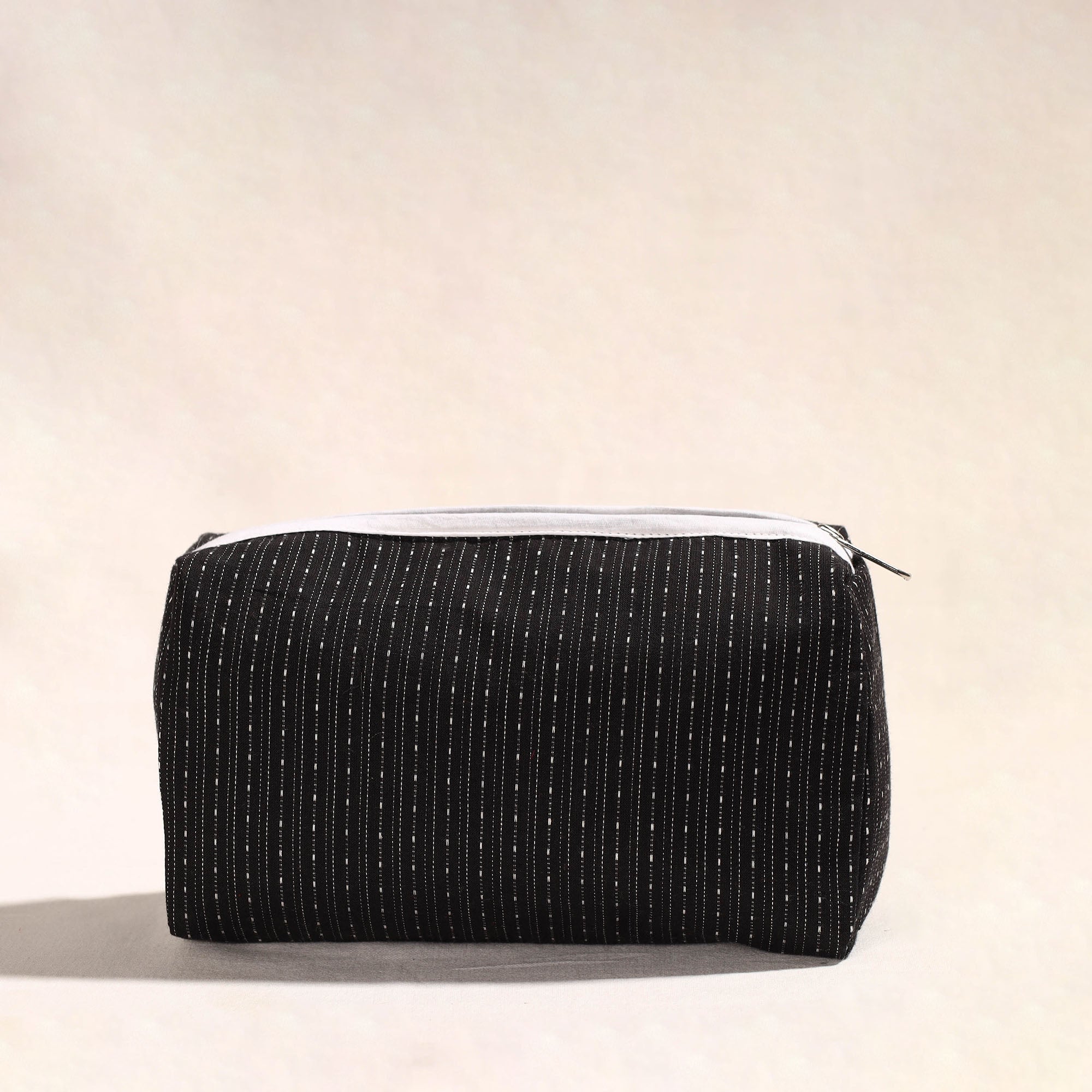 NOORI BAZAR Black - Handmade Cotton Toiletry Pouch 07 - view 2