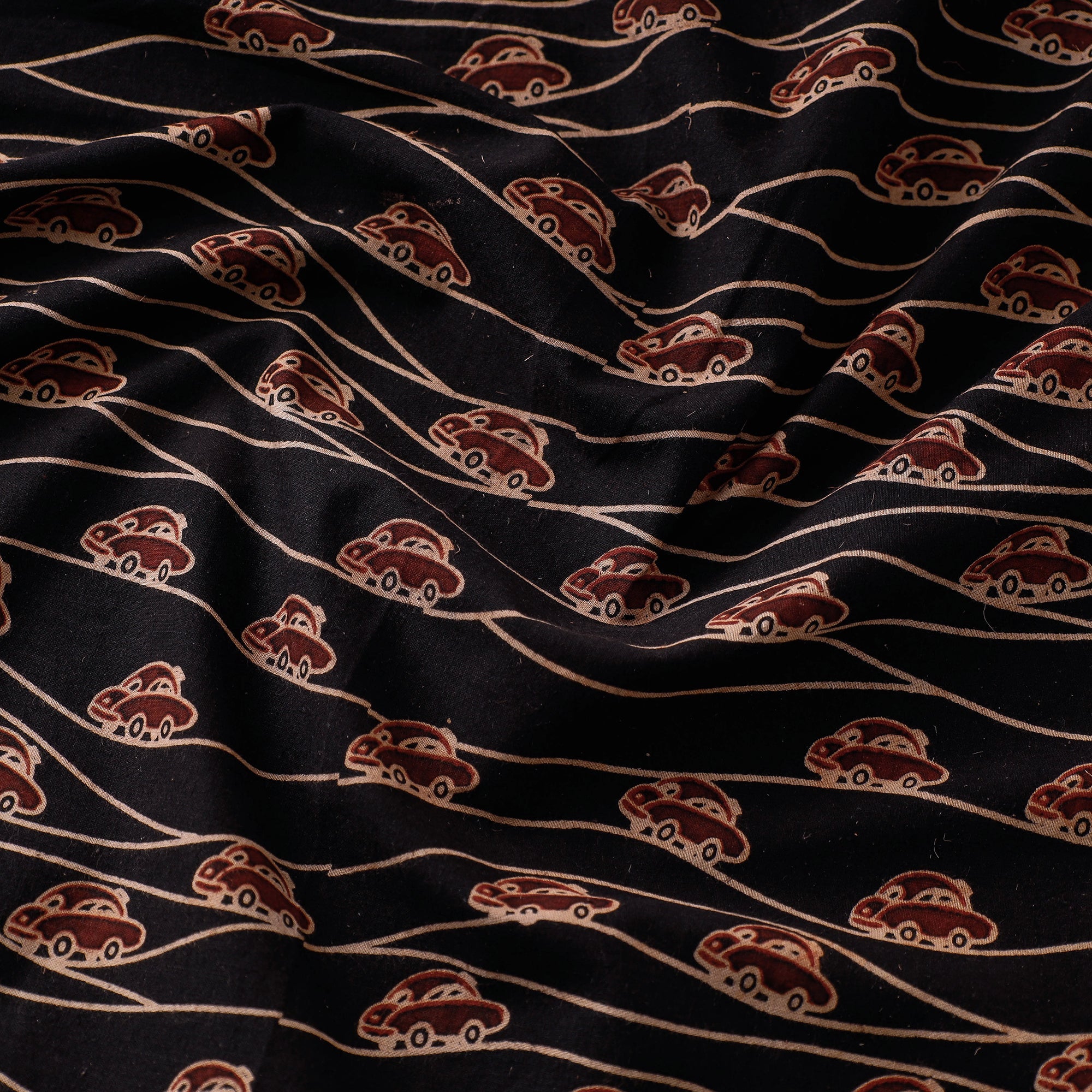 BINDAAS UNLIMITED Black - Bindaas Hand Block Printed Cotton Fabric - view 3