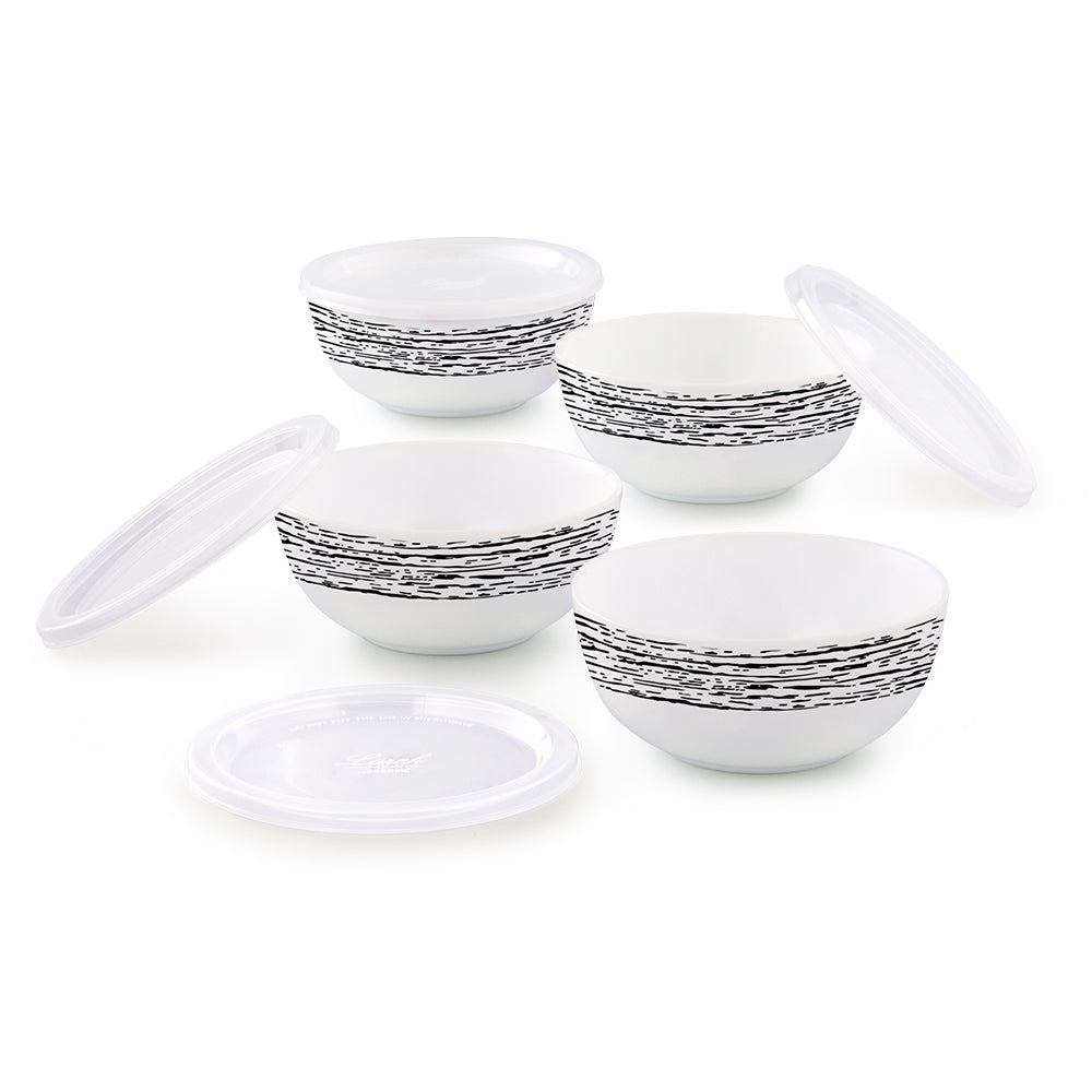 My Borosil Larah by Borosil Milky Way Snack Bowl with Cover