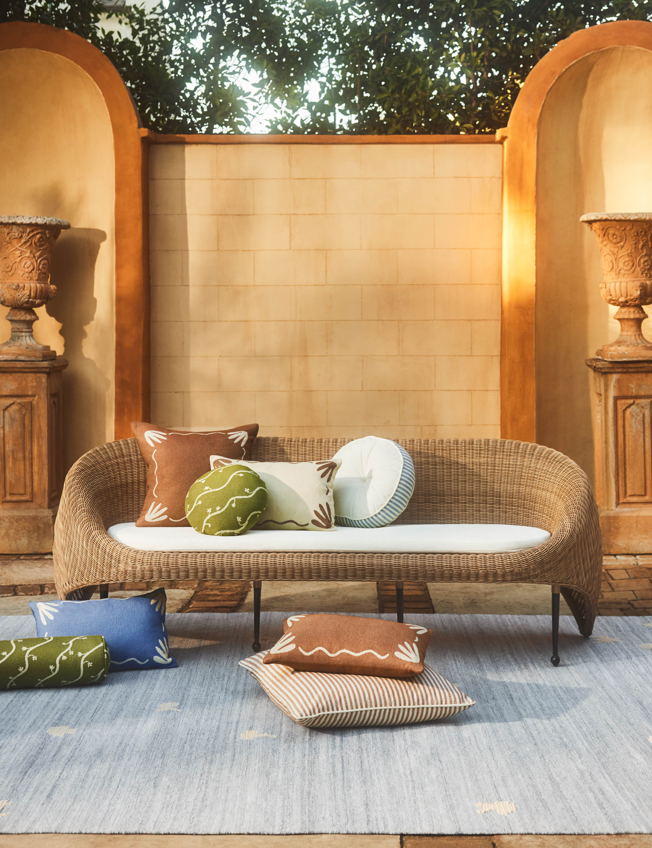 Lulu and Georgia Satu Indoor / Outdoor Pillow by Sarah Sherman Samuel - view 9