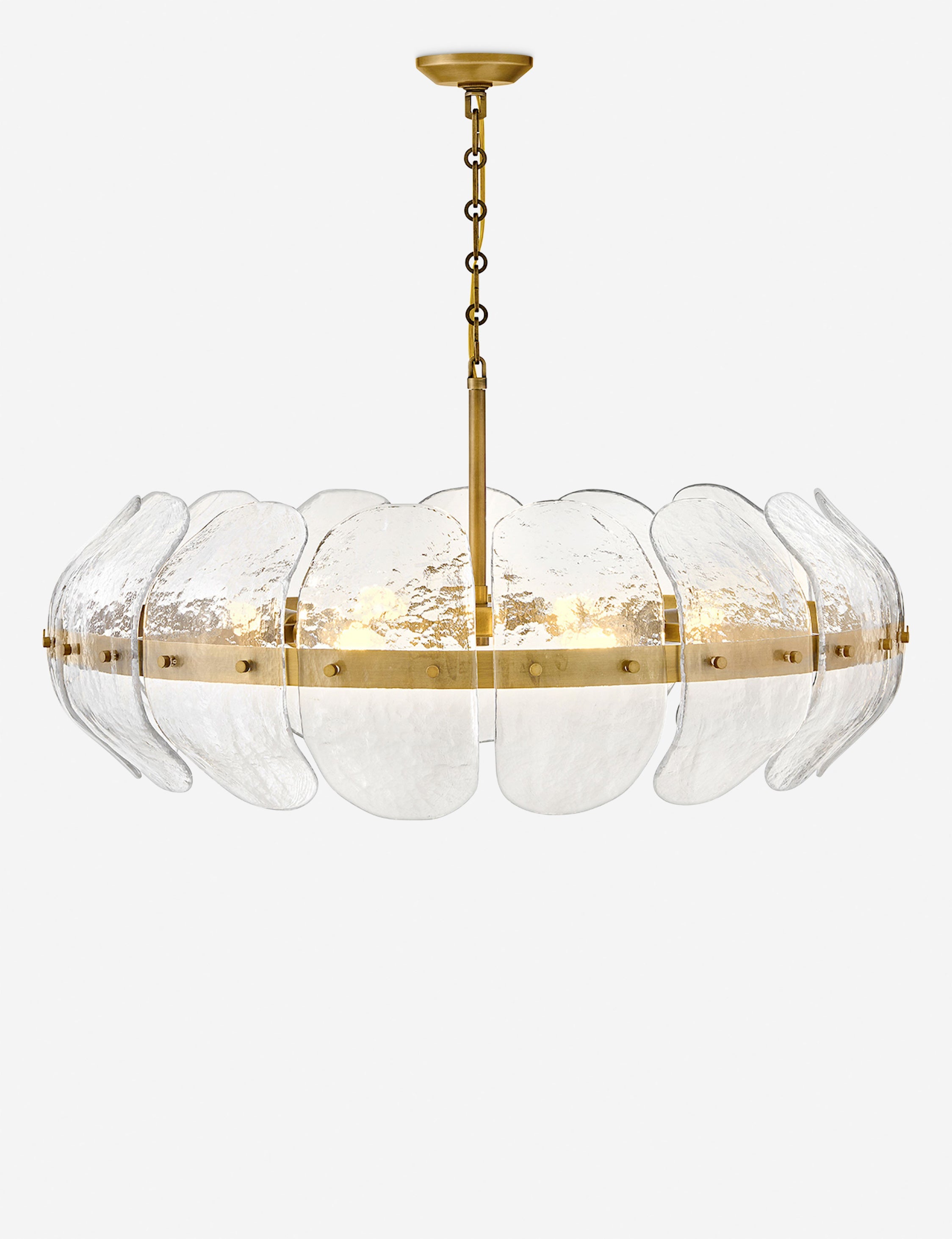 Lulu and Georgia Bascom Drum Chandelier – Brass - view 2