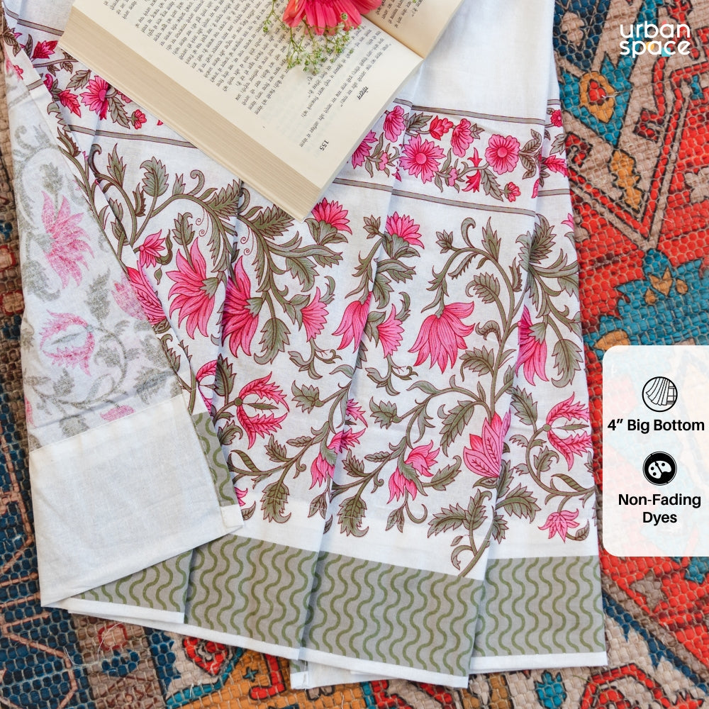 Urban Space -Home Furnishing Store 100% MalMal Cotton Curtains, Semi-Transparent with Tab Top, Pack of 2 Curtains - Ace of Spade Pink - view 4