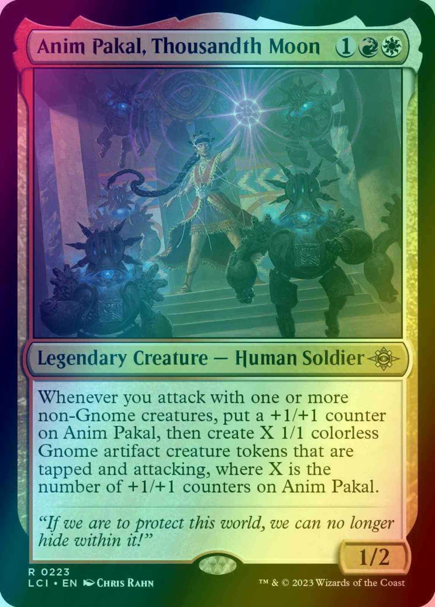 Anim pakal thousandth – Magic Anim Pakal, Thousandth Moon [223] [The Lost Caverns of Ixalan] [Foil]