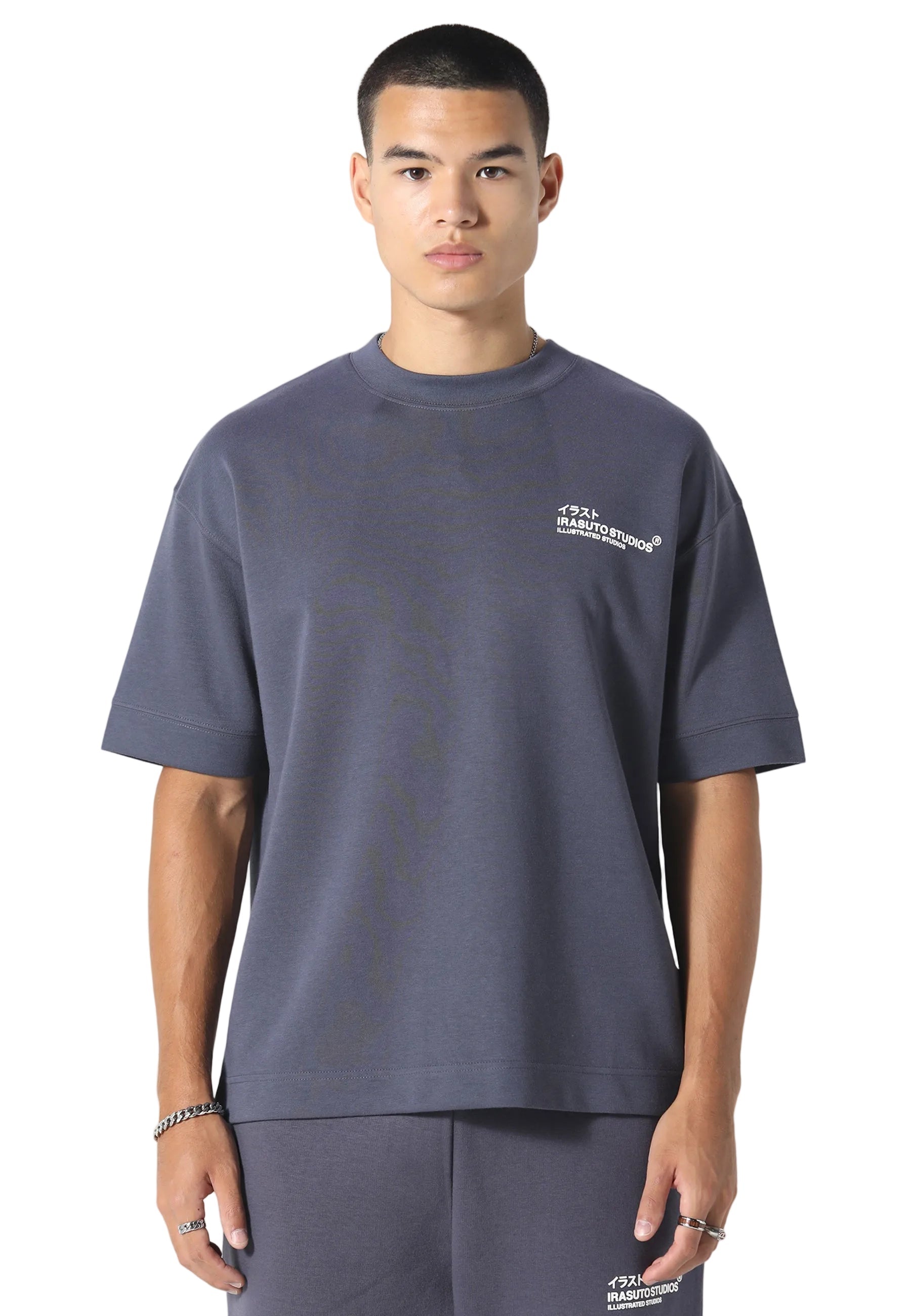 Irasuto Studios Crane Sea Blue T-Shirt