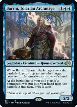 Barrin tolarian archmage – Magic Barrin, Tolarian Archmage [276] [Jumpstart 2022] [Non-Foil]