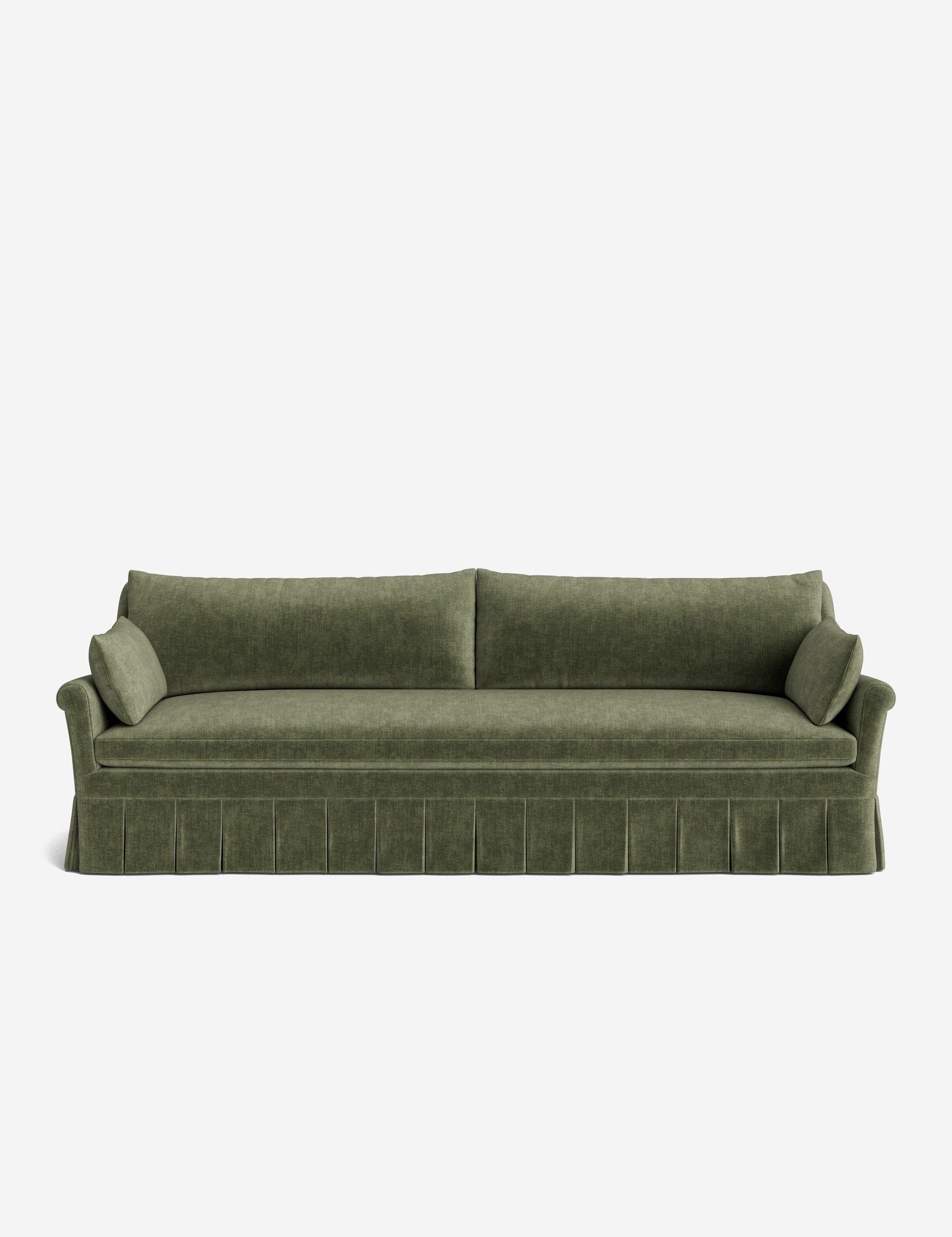 Lulu and Georgia Portola Rolled Arm Pleated Sofa - view 12