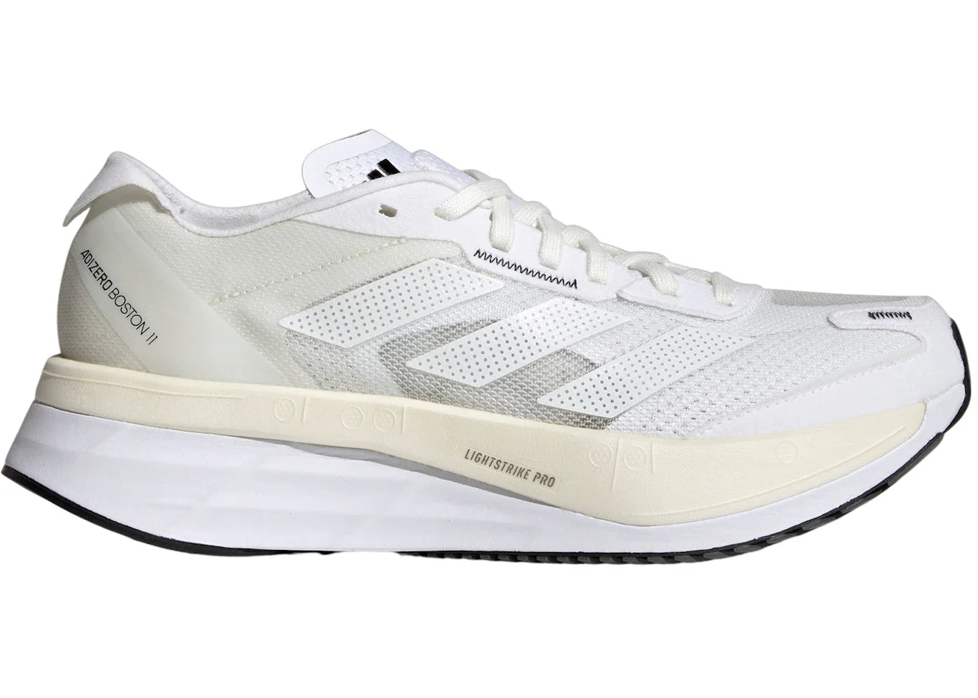 adidas Adizero Boston 11 Non Dyed Cloud White Core Black (Women's) - view 2