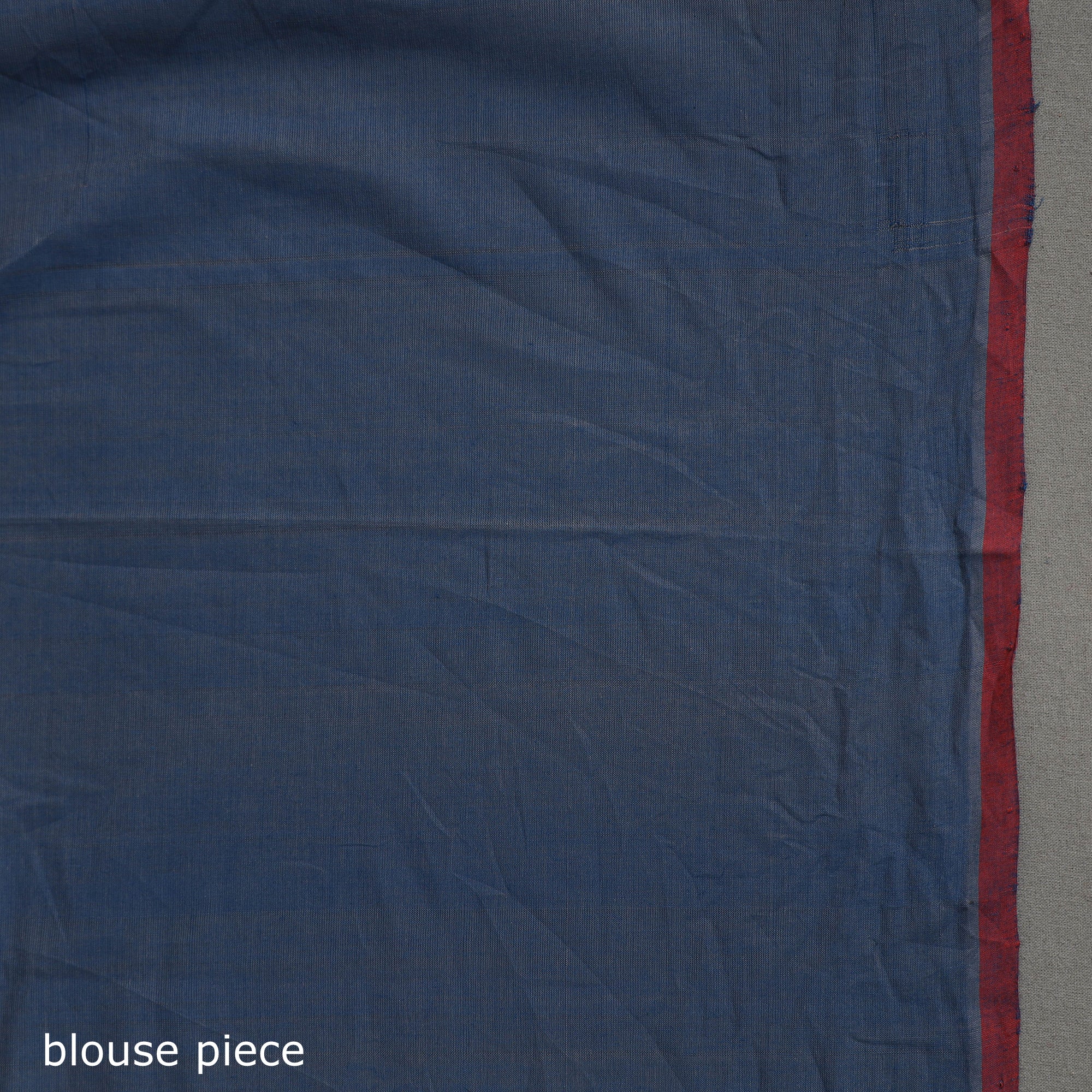 CHITRIKA Blue - Half and Half Buta Cotton Handloom Saree 120 - view 7