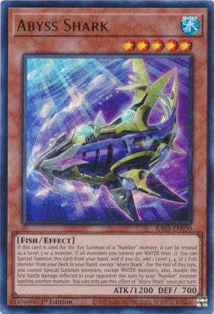 Yu-Gi-Oh! Abyss Shark - RA03-EN030 - Ultra Rare - 1st Edition