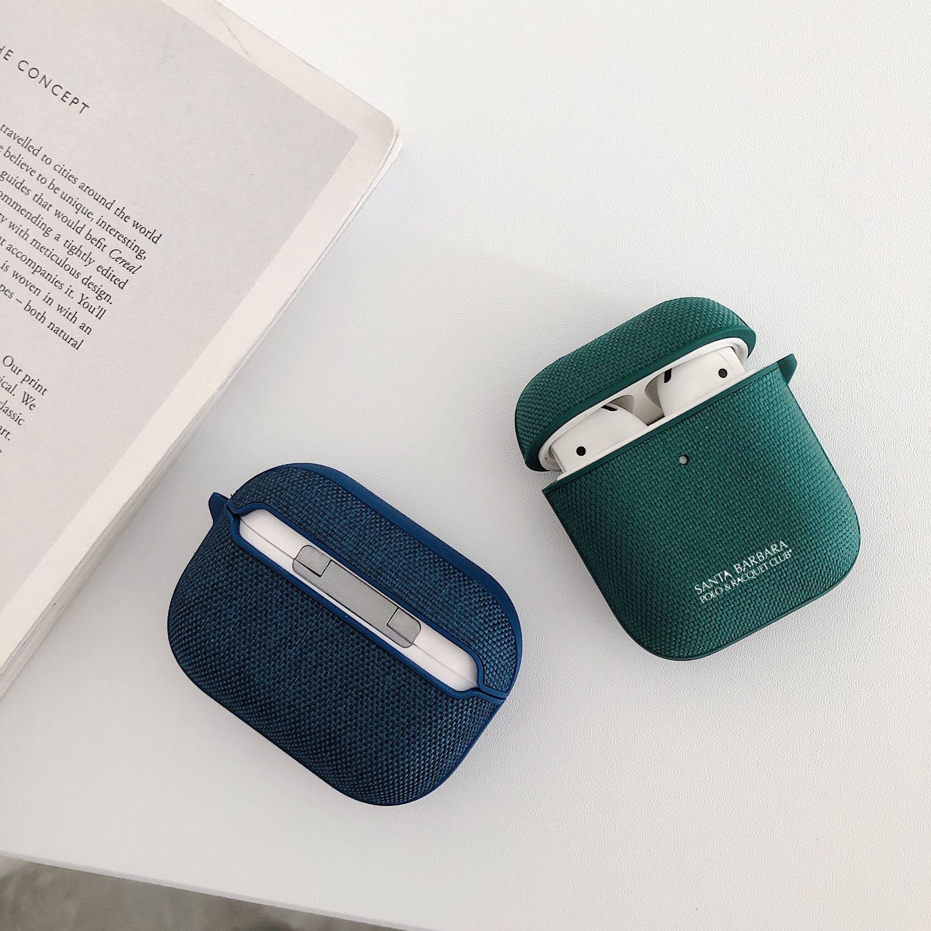 MIllion Cases Santa Barbara Airpods Pro Cloth Fabric Case - view 3