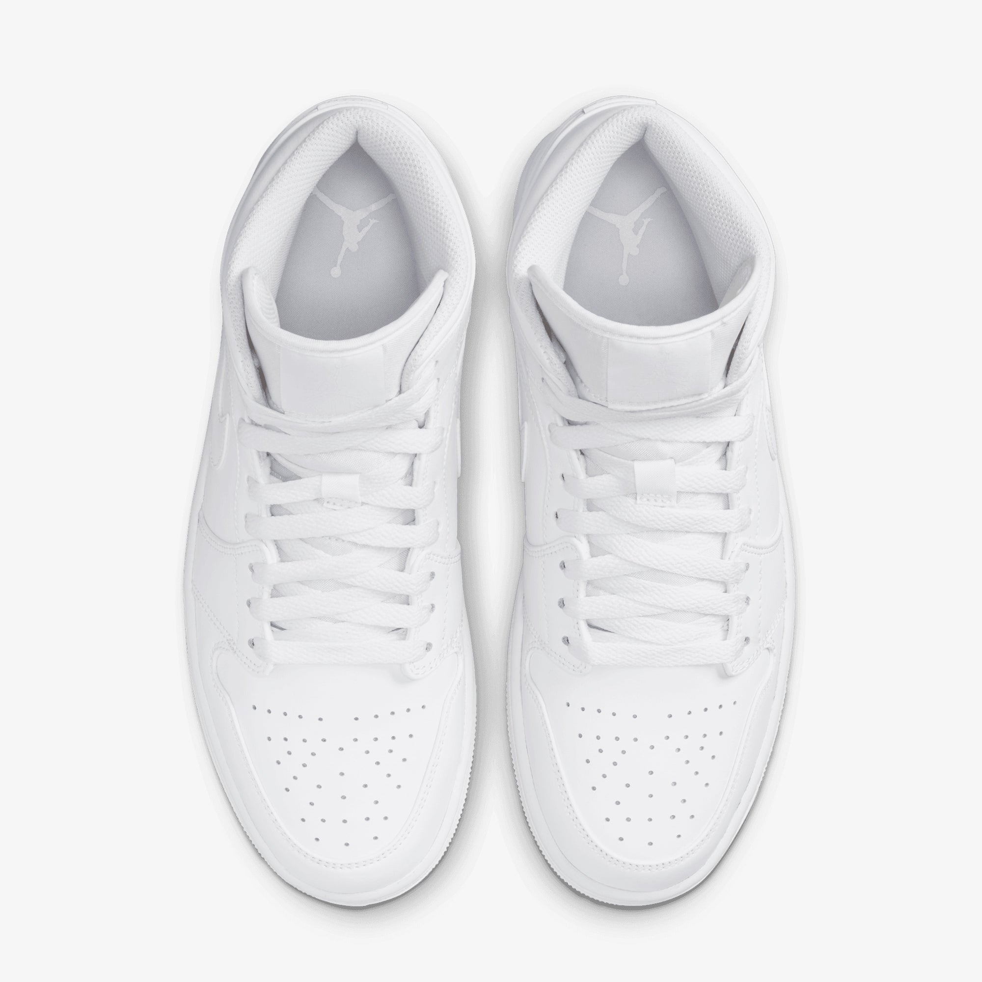 Jordan | Air Jordan 1 Mid { White/white-white - view 2
