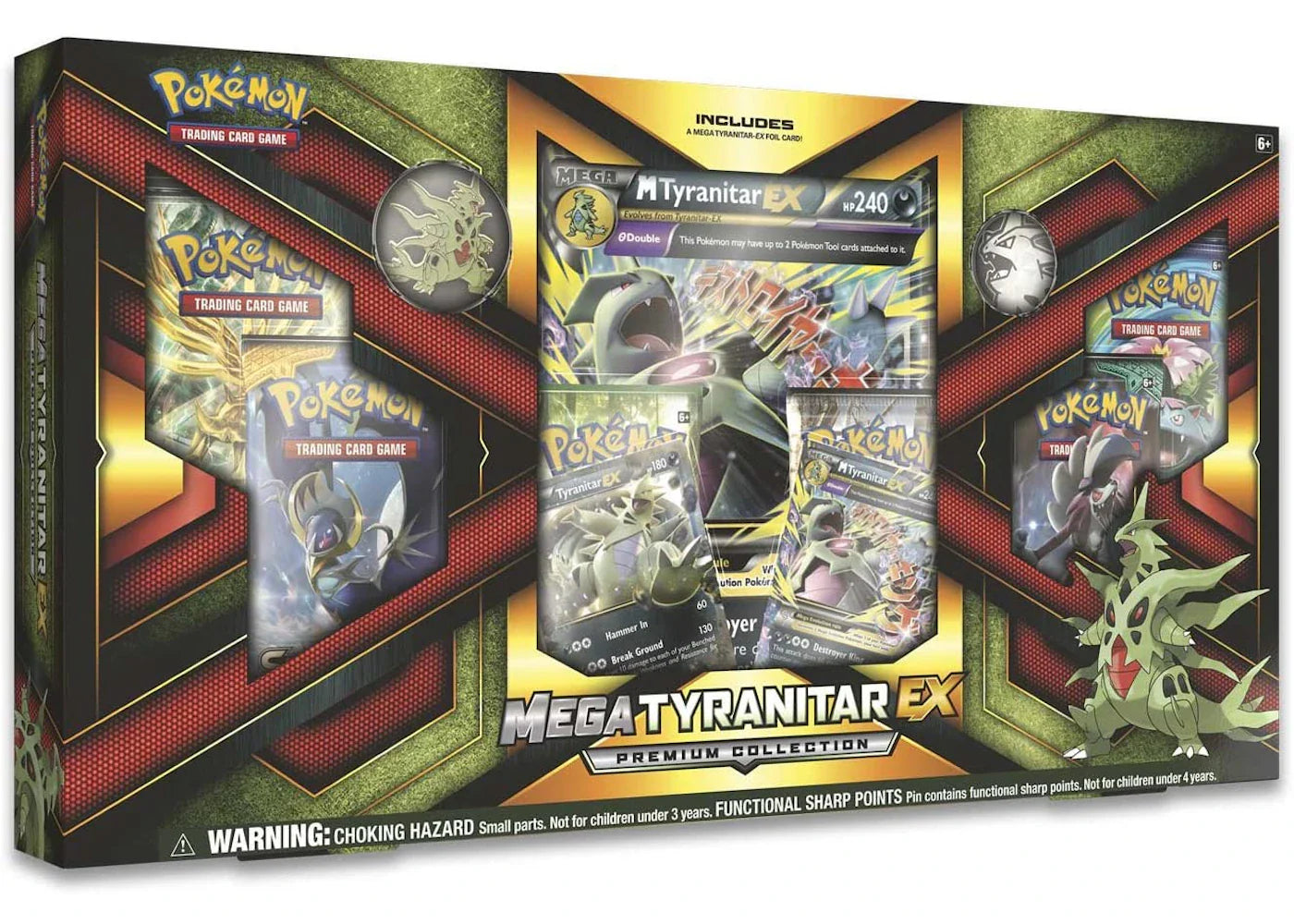 Pokémon 2017 Pokemon TCG Mega Tyranitar EX Premium Collection