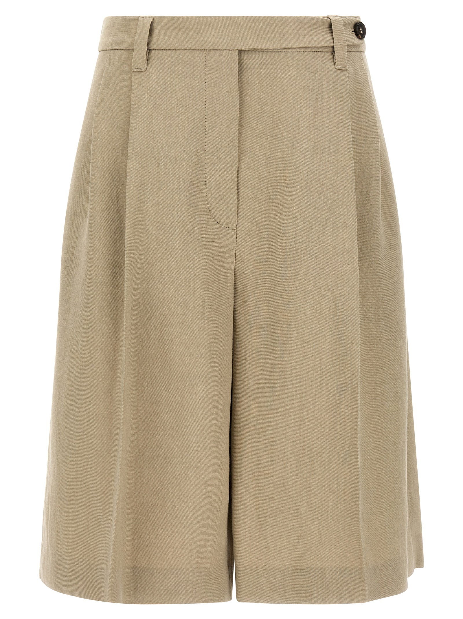 Brunello Cucinelli Sartorial Bermuda Shorts – 72% viscose, 28% linen