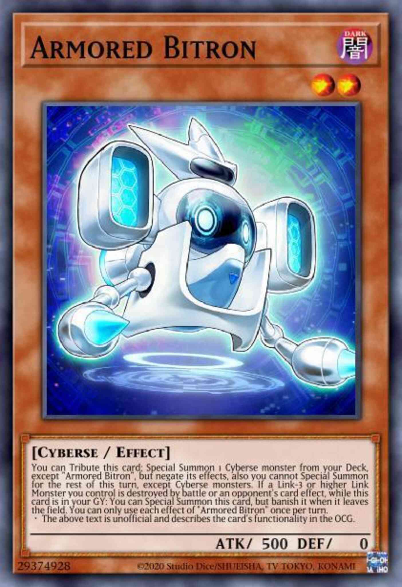 Yu-Gi-Oh! Armored Bitron - ETCO-EN095 - Super Rare - 1st Edition