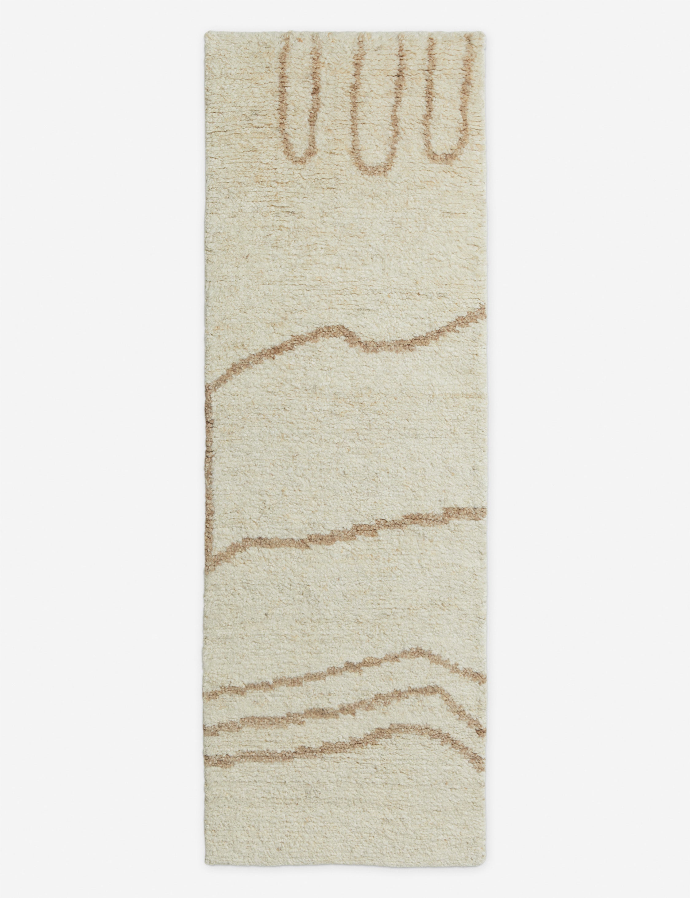 Lulu and Georgia Currents Hand-Knotted Wool Rug by Élan Byrd - view 5