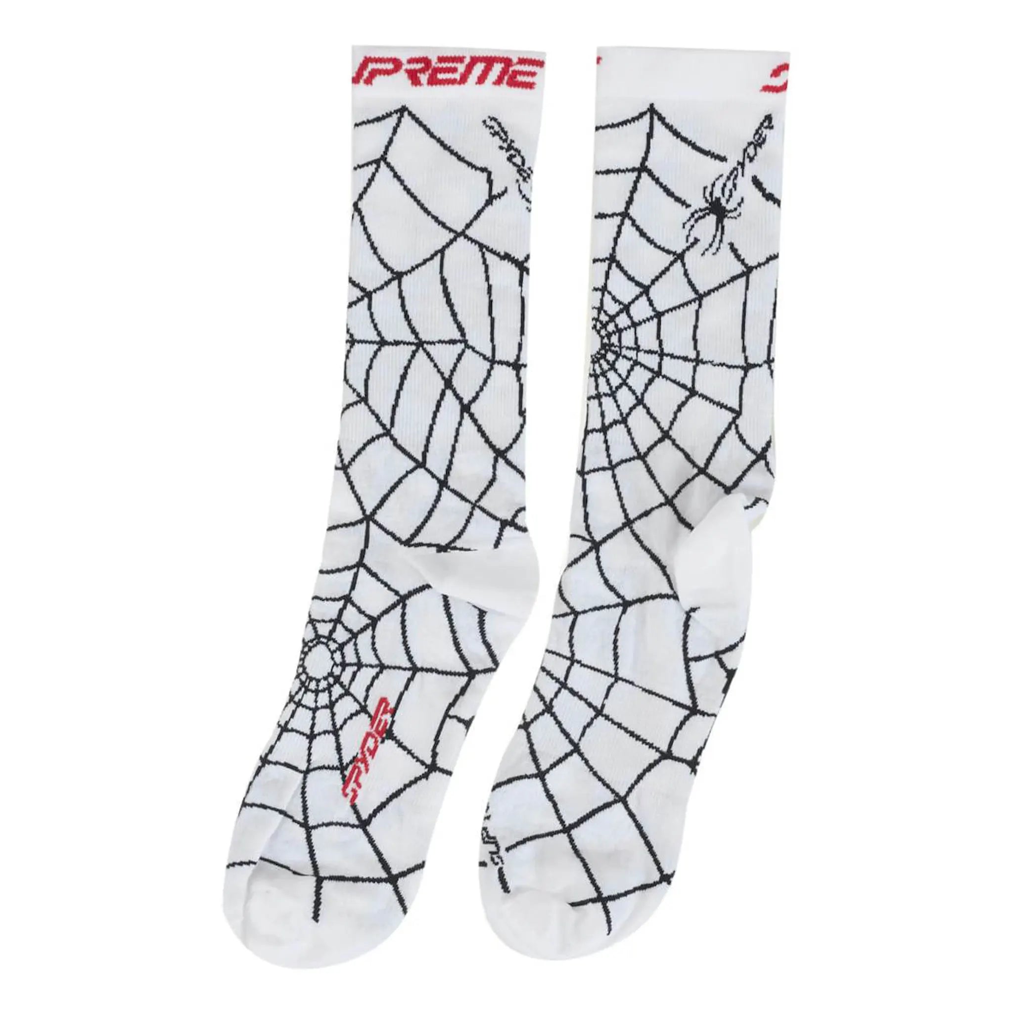 Supreme Spyder Crew Socks (1 Pack) White - view 2