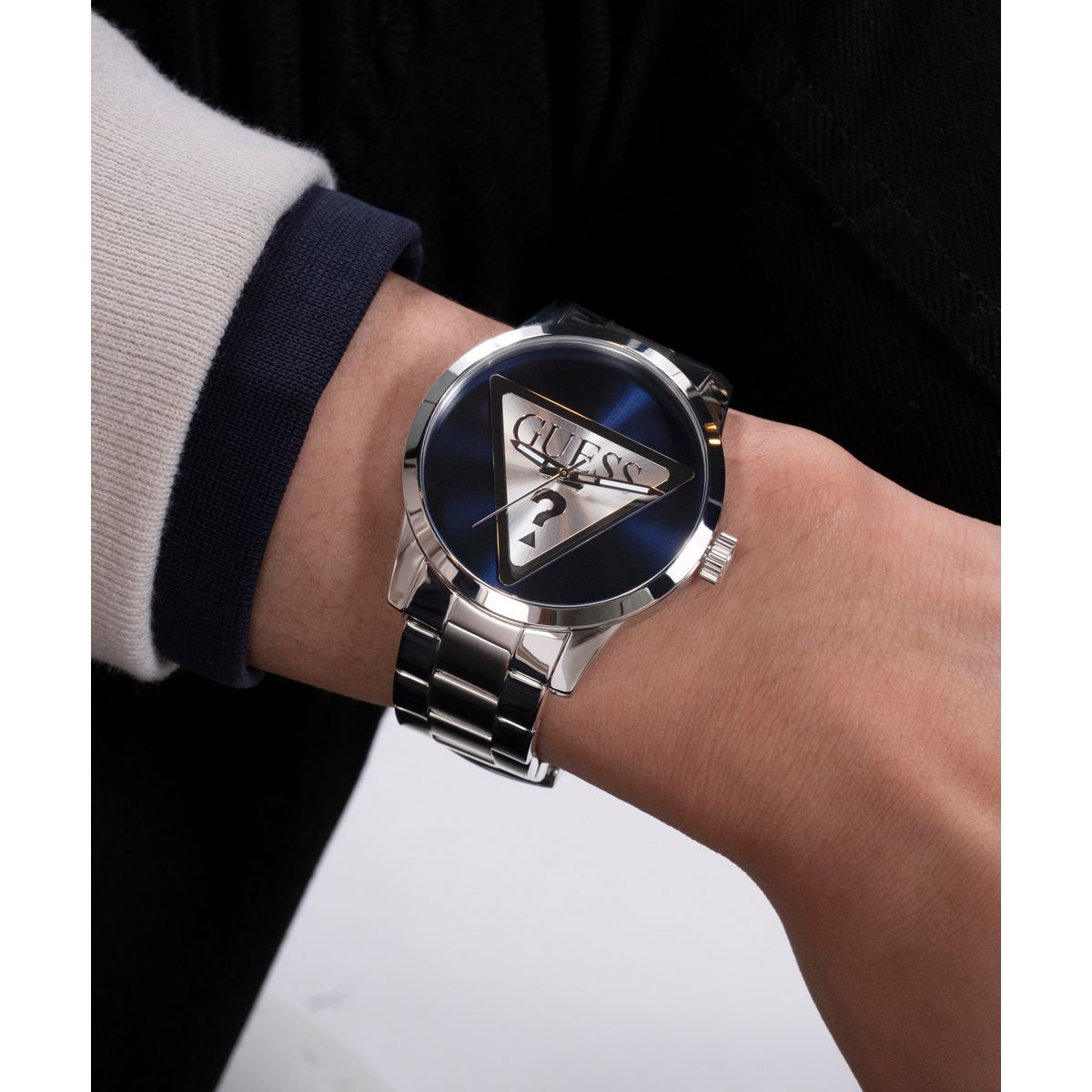Guess Badge Men Quartz Blue Dial Analog Stainless Steel Watch GW0782G3 - view 7