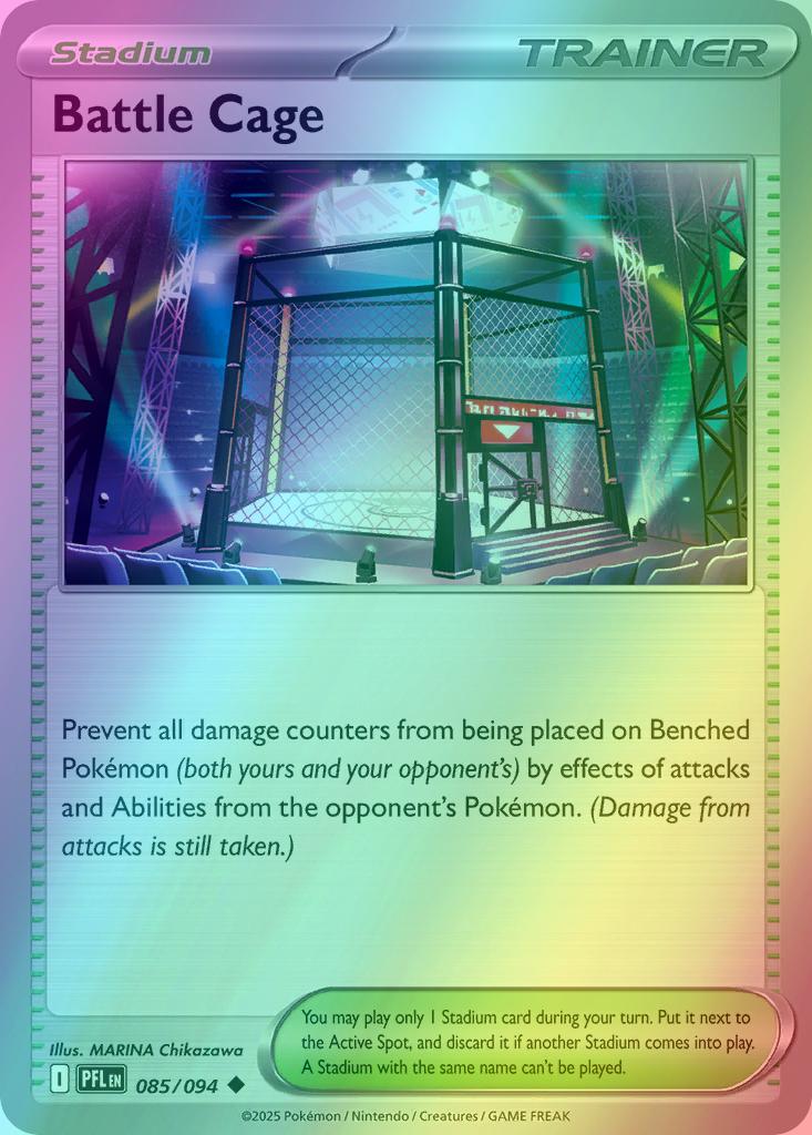 Uncommon me02-085 reverse – Pokémon Battle Cage - 085/094 - Uncommon [me02-085] [Reverse Holo]