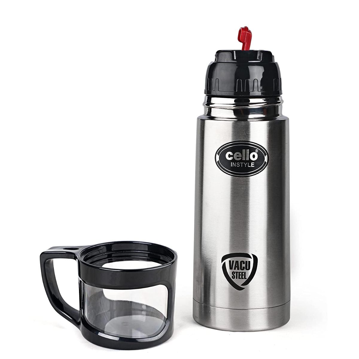 Cello Instyle Flask, Vacusteel Water Bottle, 350ml - view 8