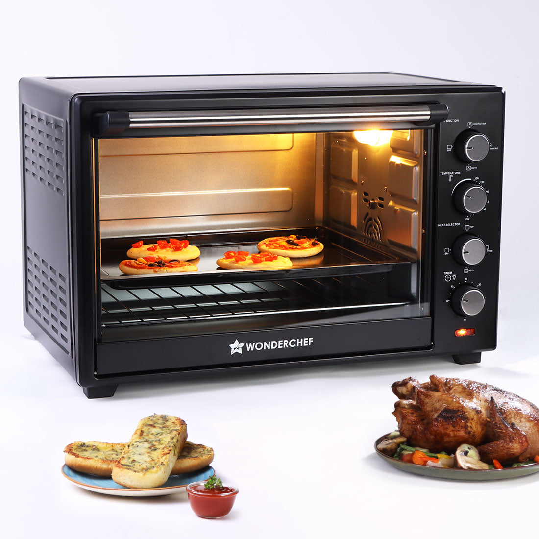 Wonderchef Oven Toaster Griller (OTG) - 60 L | With Rotisserie
