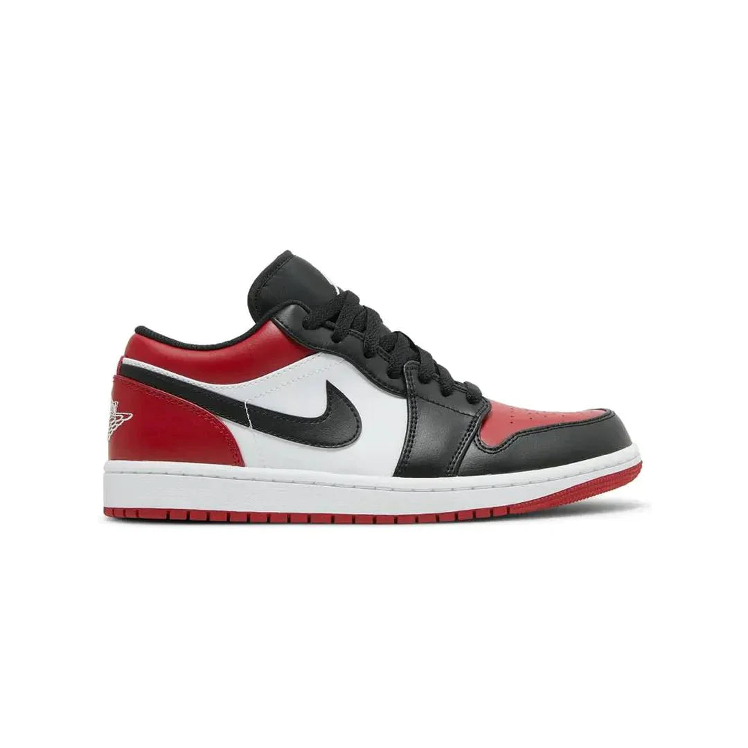 Kicks Machine Air Jordan 1 Low 'Bred Toe' Sale