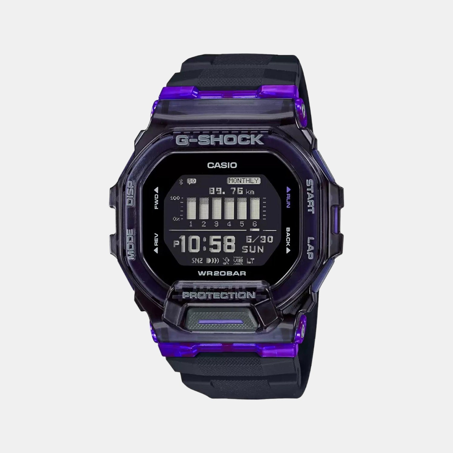 Casio G-Shock Men Quartz Black Dial Digital Resin Watch G1196