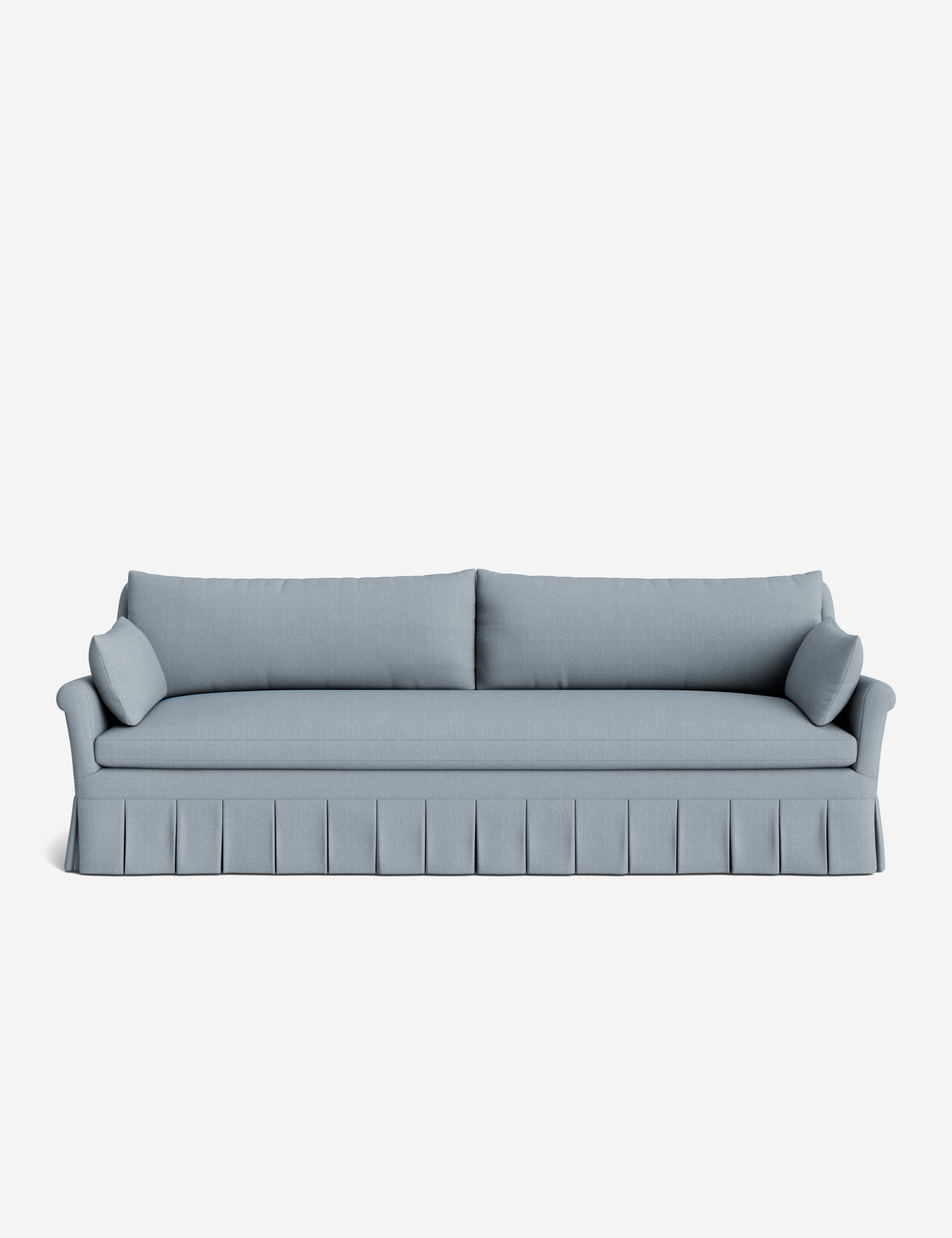 Lulu and Georgia Portola Rolled Arm Pleated Sofa - view 114