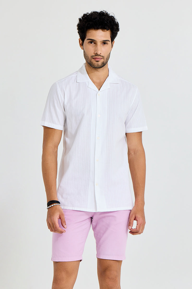 SNITCH Braided Twisted Line White Shirt - view 4