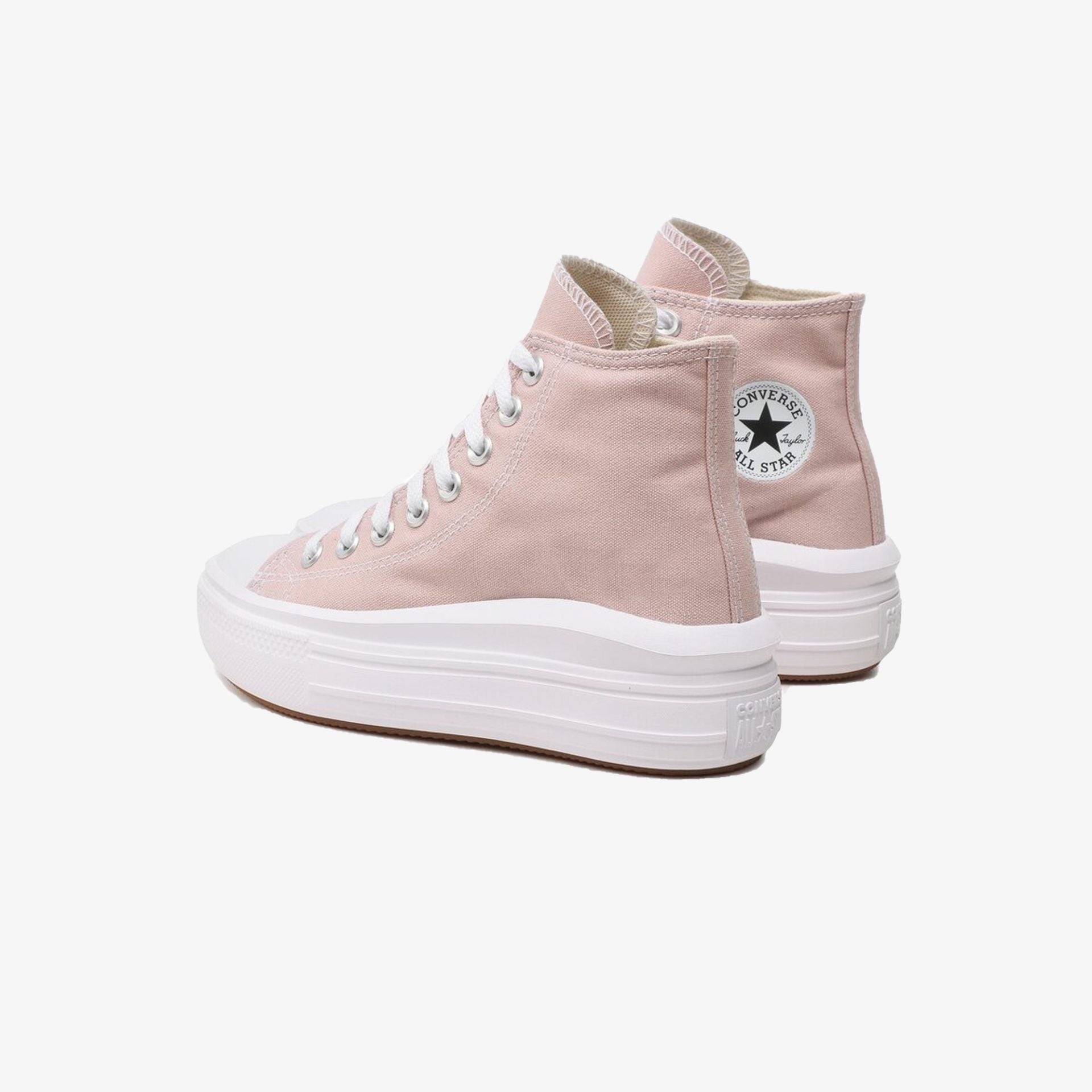 Converse | CHUCK TAYLOR ALL STAR MOVE PLATFORM { STONE MAUVE/WHITE - view 2