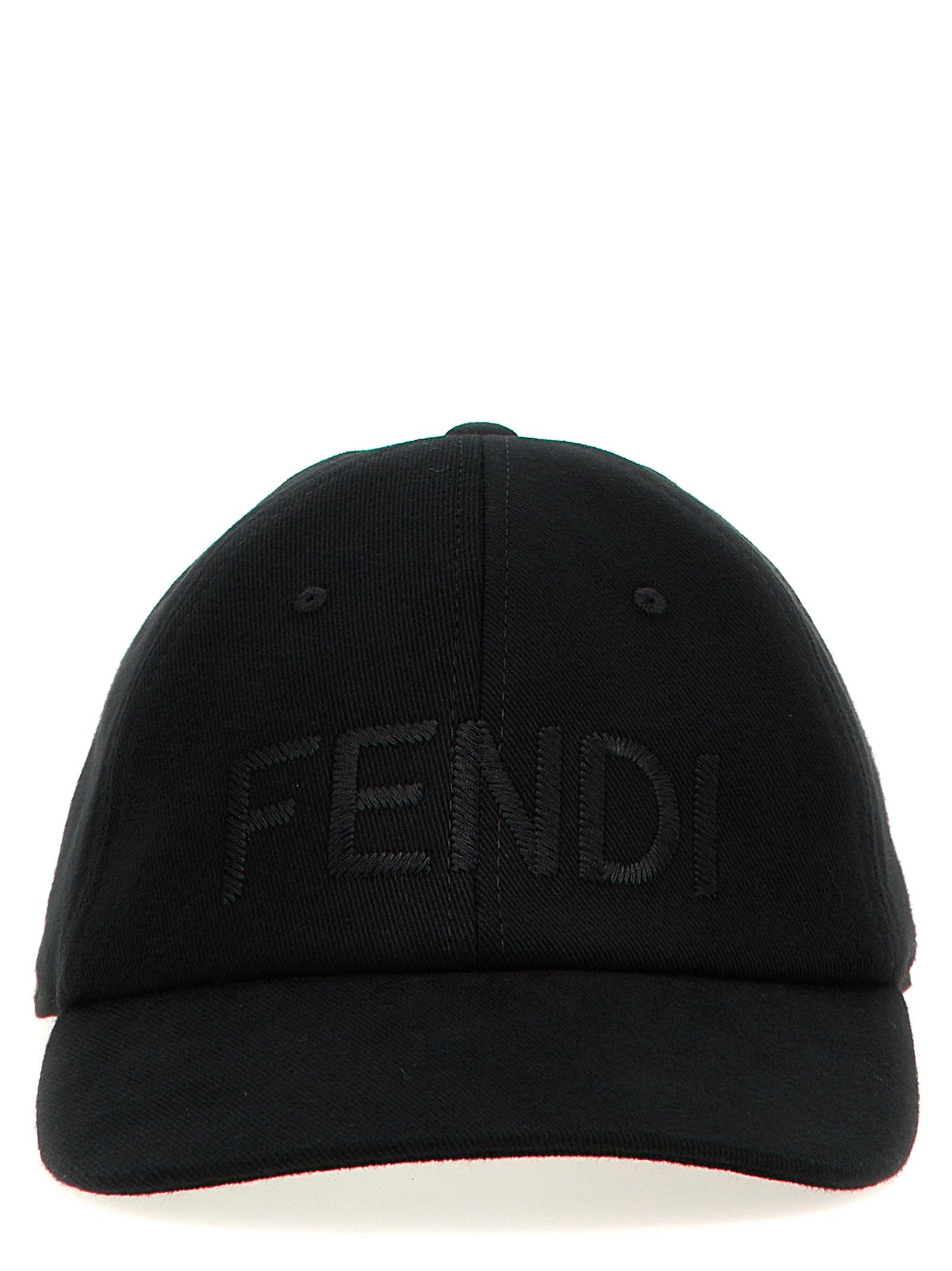 Fendi Logo Cap – 99% cotton, 1% elastane