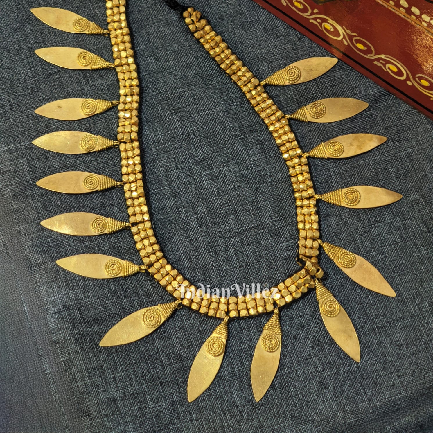 IndianVillèz Pure Handmade Dhokra Tribal Jewellery