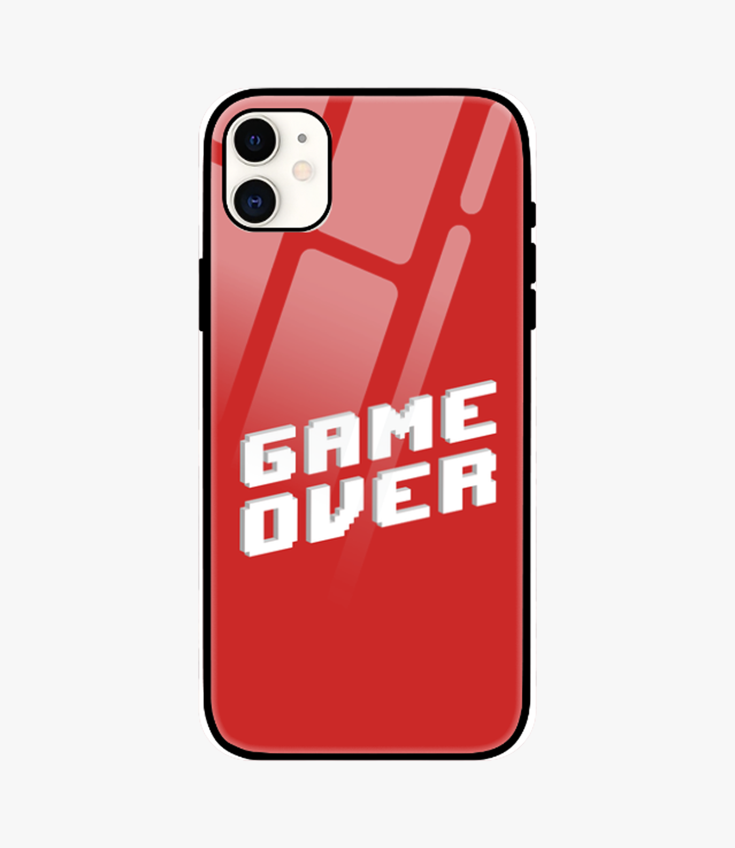 The Case Company Game Over Glass Case for iPhone 11