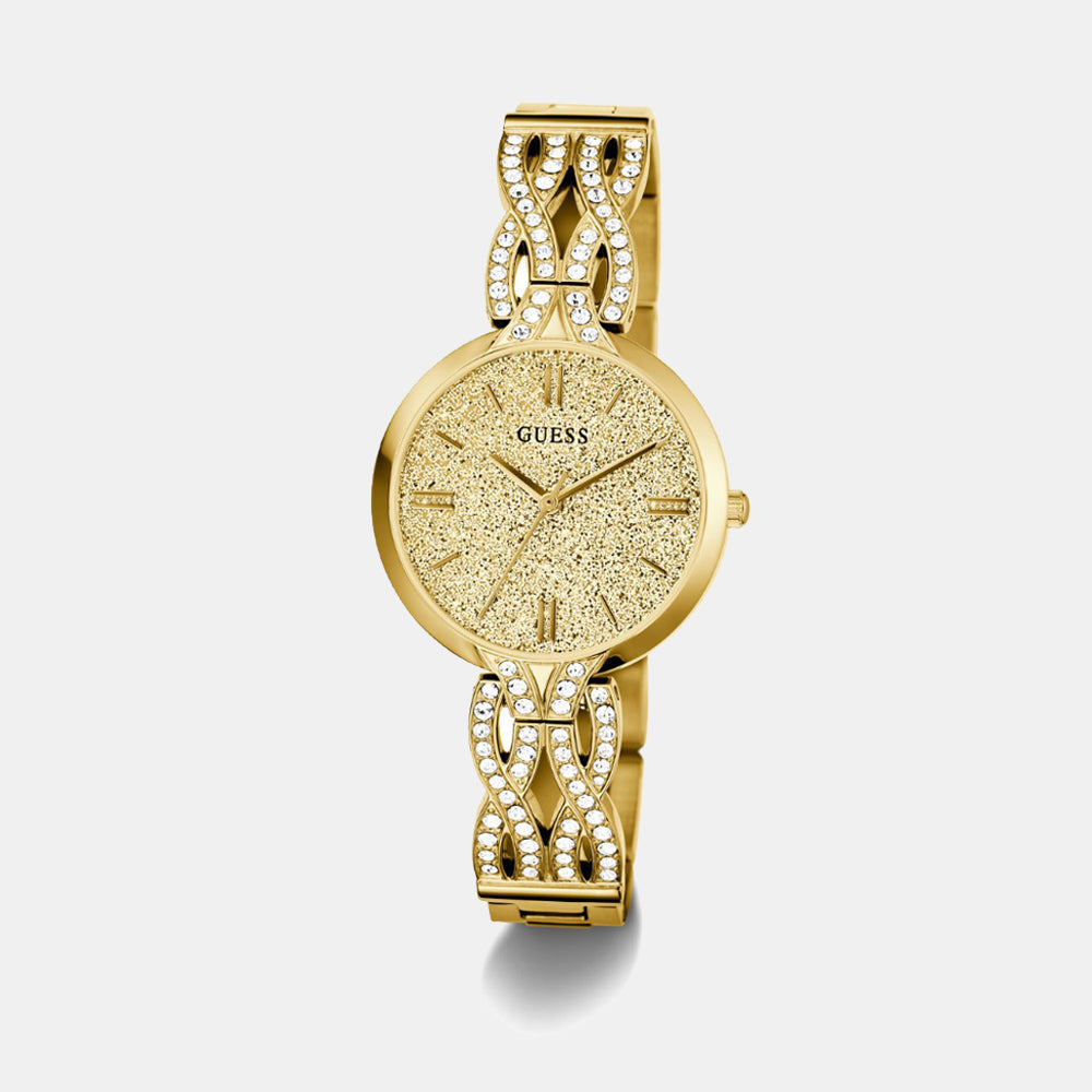 Guess Coral Women Quartz Gold Dial Analog Recycled Steel Watch GW0868L2 - view 2