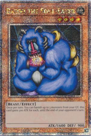 Yu-Gi-Oh! Bazoo the Soul-Eater - RA03-EN111 - Quarter Century Secret Rare - 1st Edition