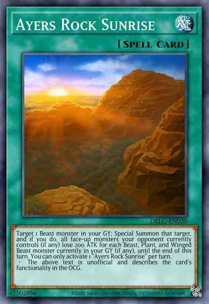 Yu-Gi-Oh! Ayers Rock Sunrise - DLCS-EN022 - Common - 1st Edition